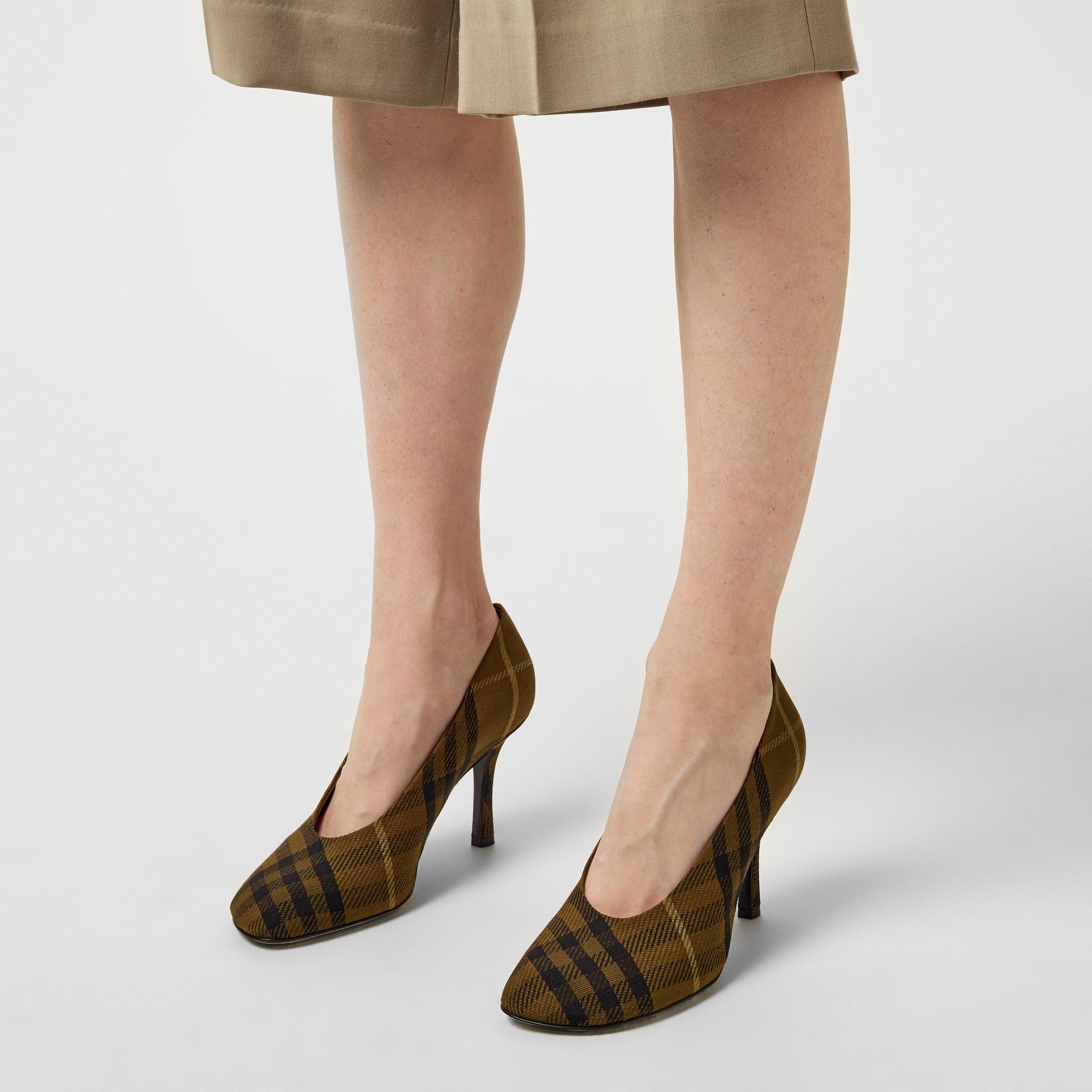 Furrow Ip Chk - Burberry - Check Baby High Pumps - 2