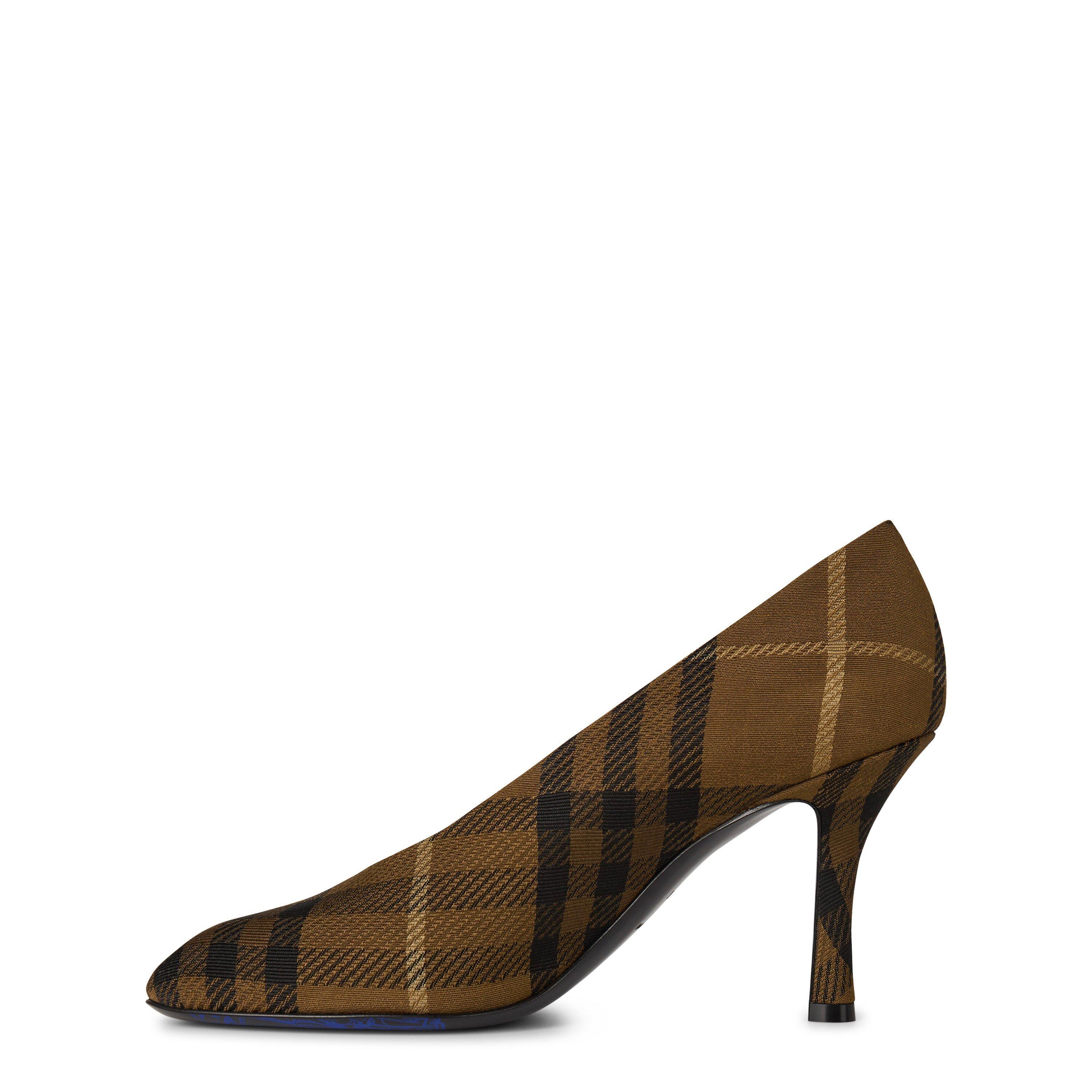 Furrow Ip Chk - Burberry - Check Baby High Pumps - 3