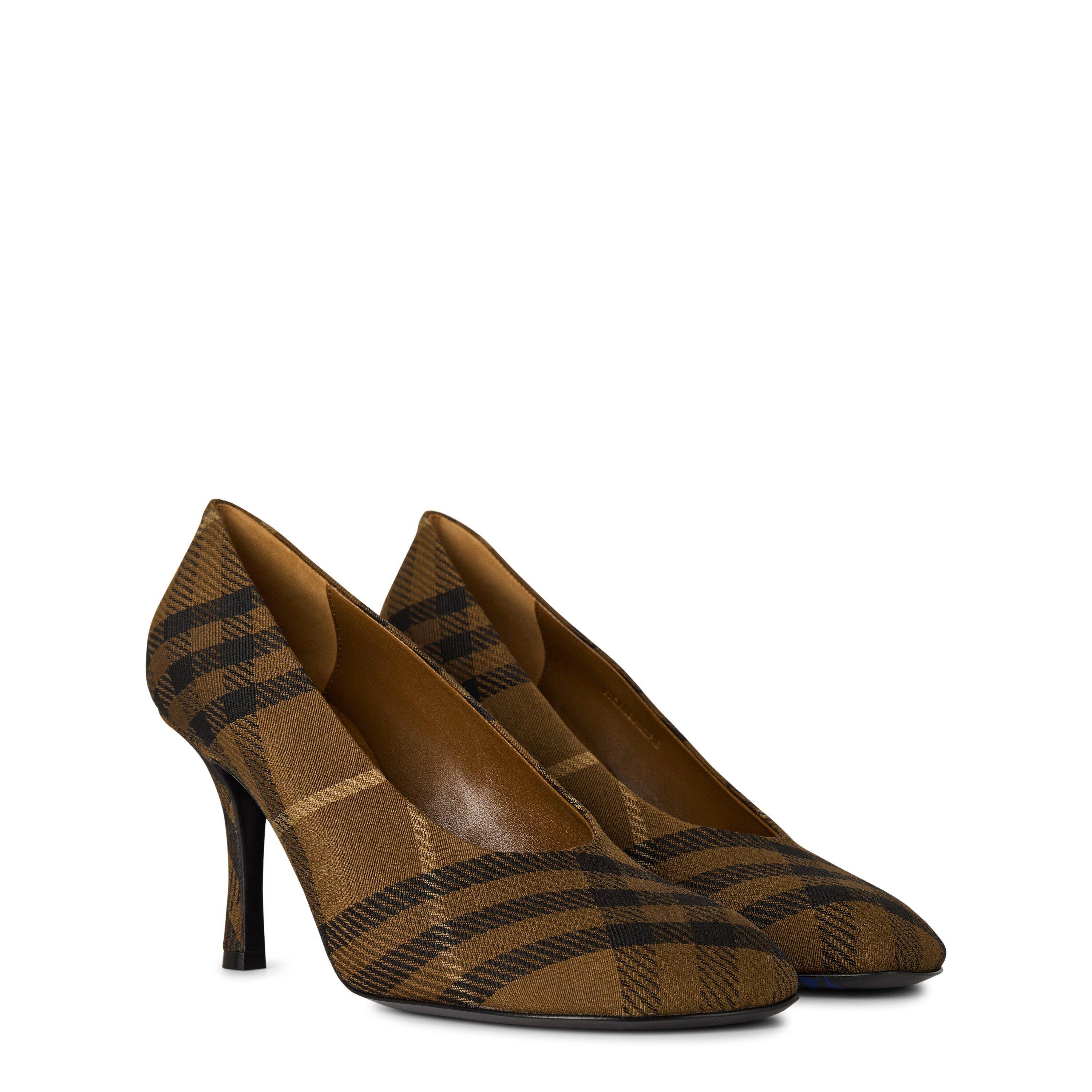Furrow Ip Chk - Burberry - Check Baby High Pumps - 4