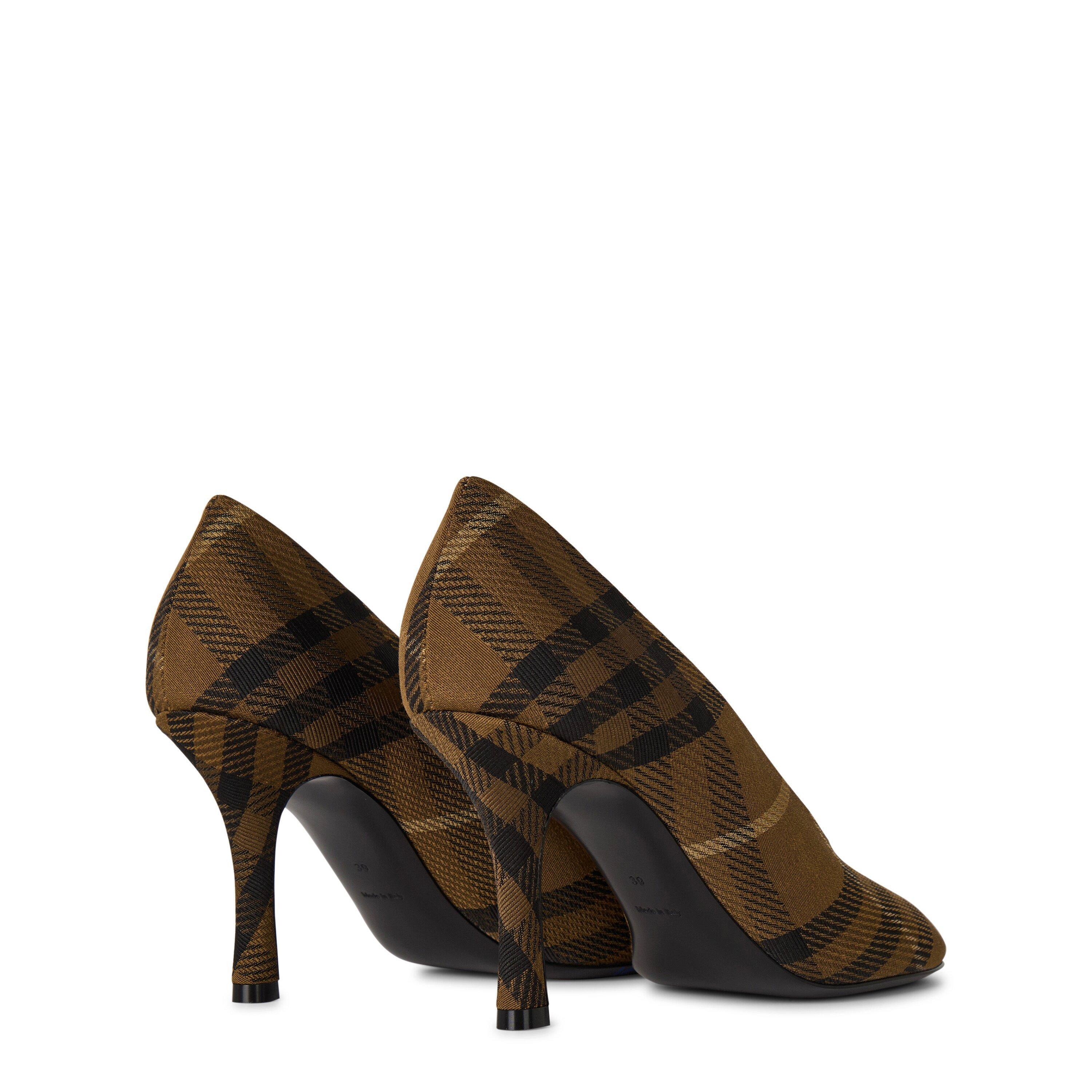 Furrow Ip Chk - Burberry - Check Baby High Pumps - 5