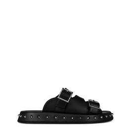 Alexander McQueen Buckle Leather Sandals