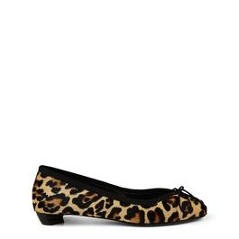 Alexander McQueen Leopard Armadillo Ballerinas