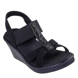 Skechers Skechers Rumble On Heeled Sandals Womens