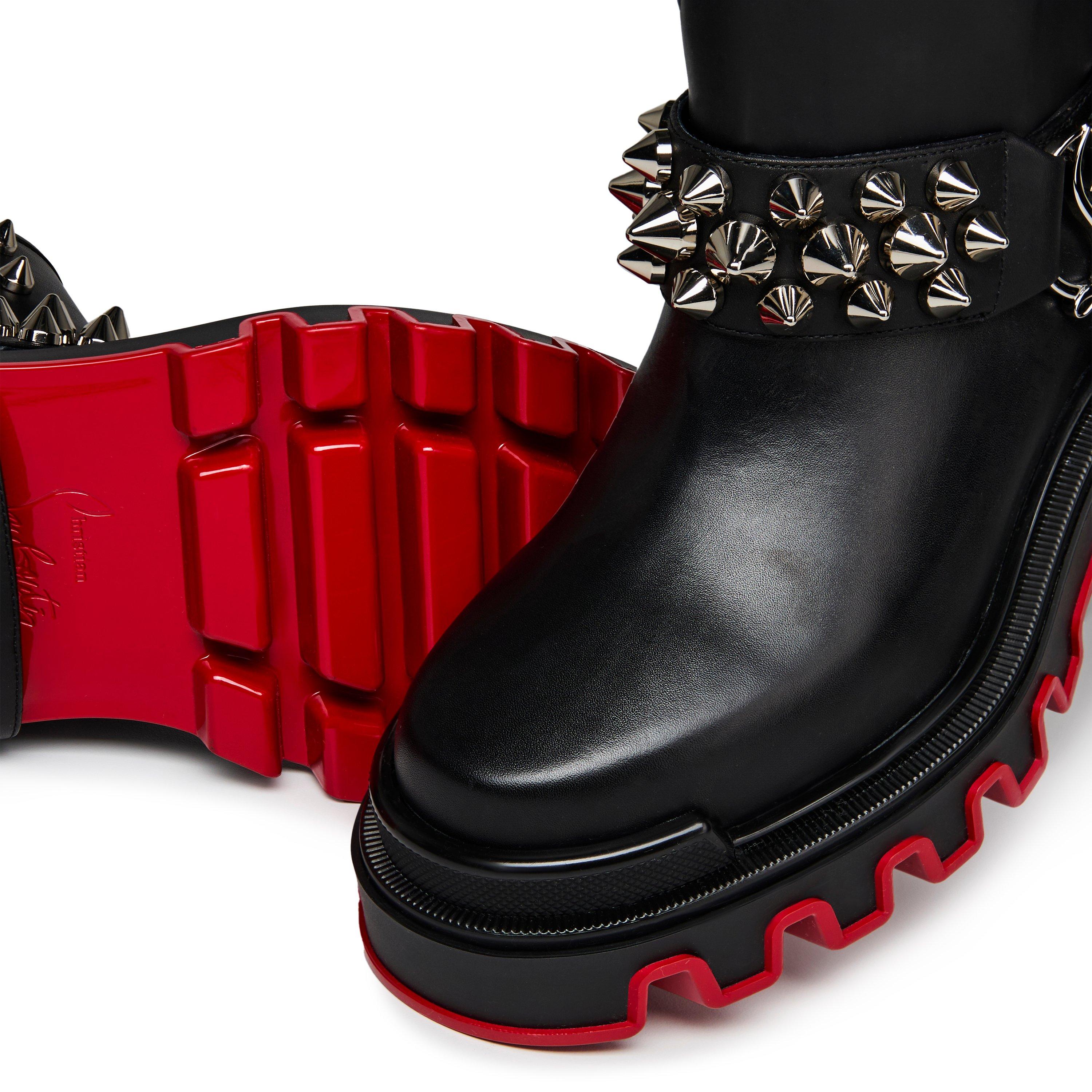 Black - Christian Louboutin - Dune Bike Low Boots - 4