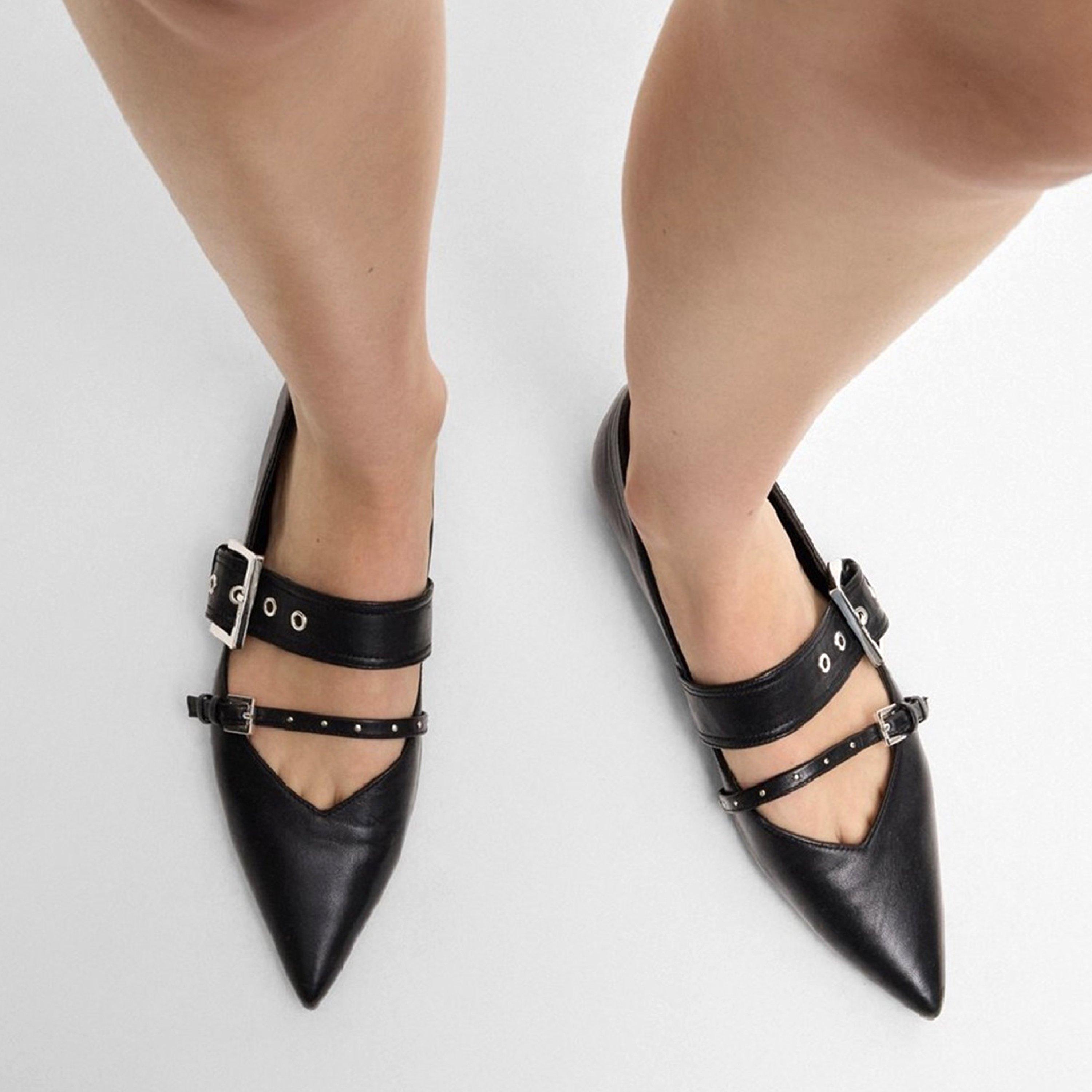 Black - Hugo - Women's Ballet Pumps - 3