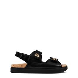 GIVENCHY 4g Leather Strap Sandals