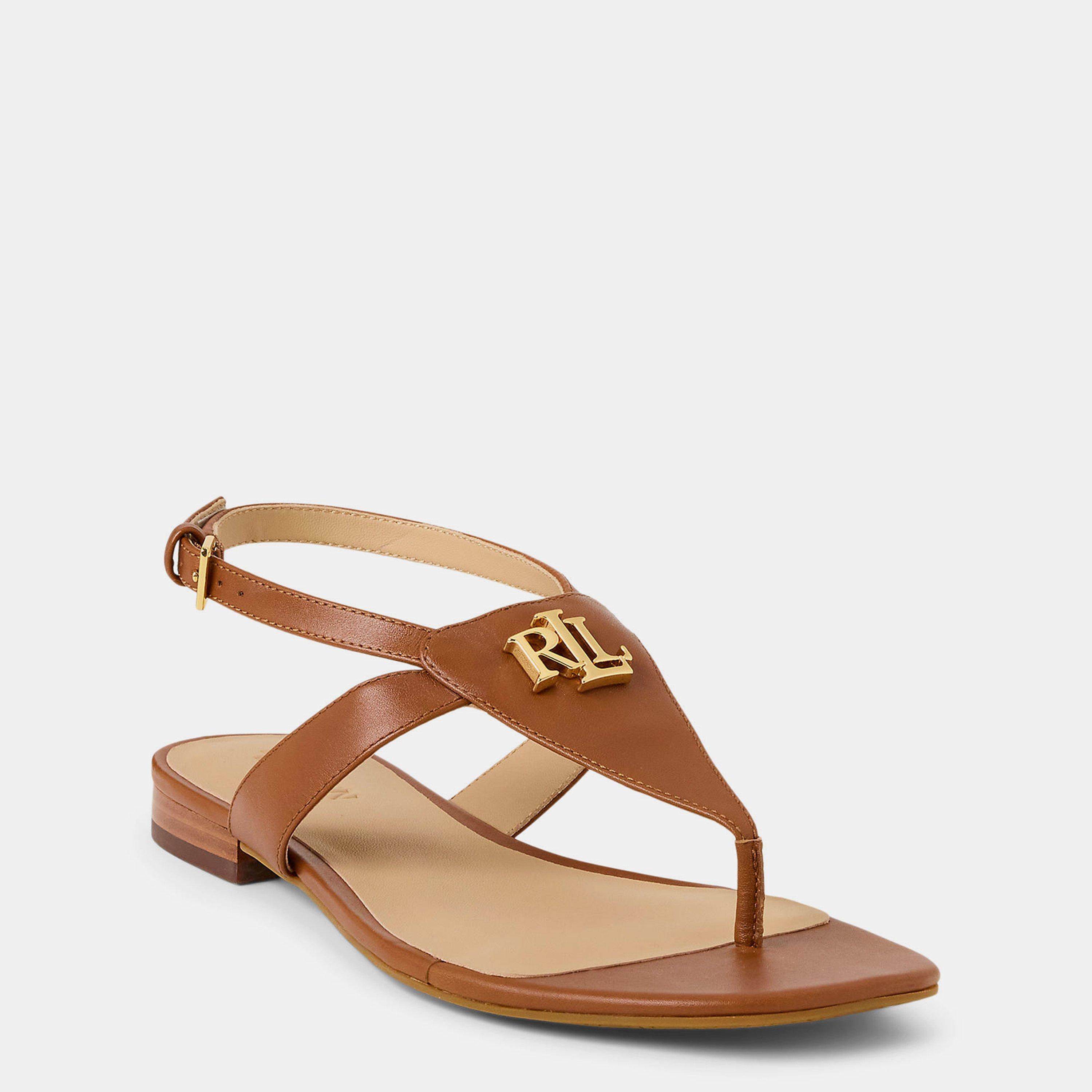 Lauren Tan - Lauren by Ralph Lauren - Everley Leather Sandal - 2