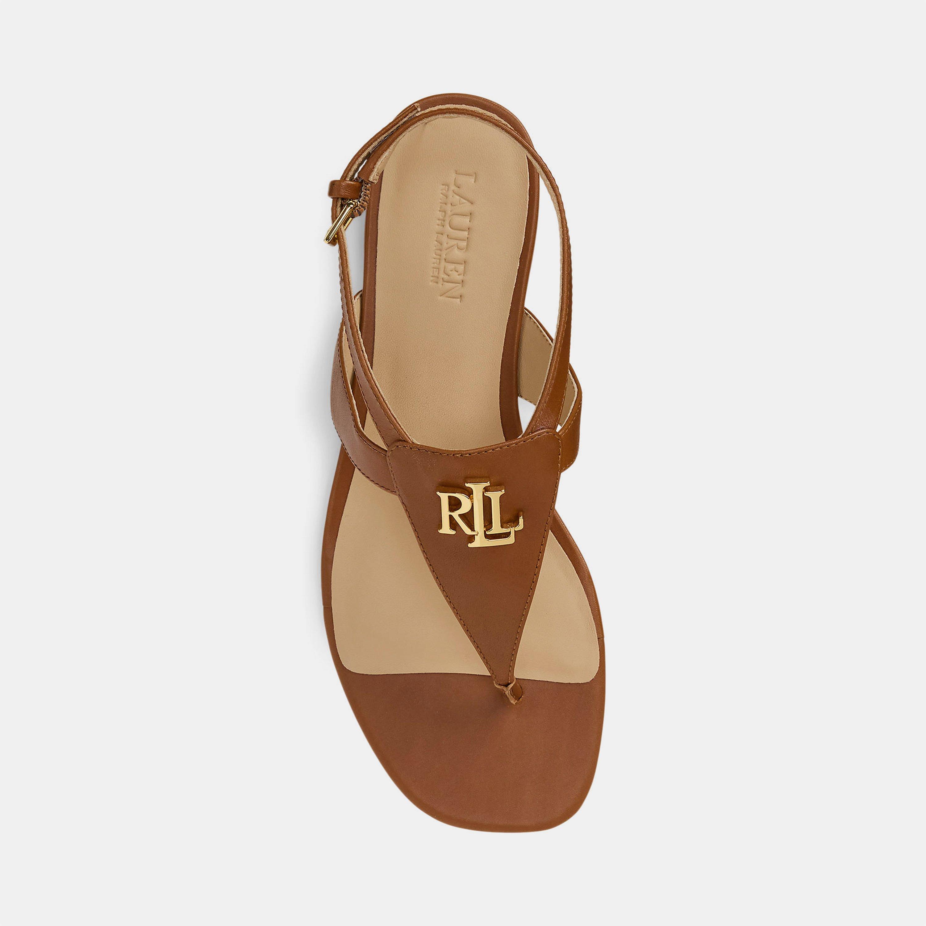 Lauren Tan - Lauren by Ralph Lauren - Everley Leather Sandal - 6