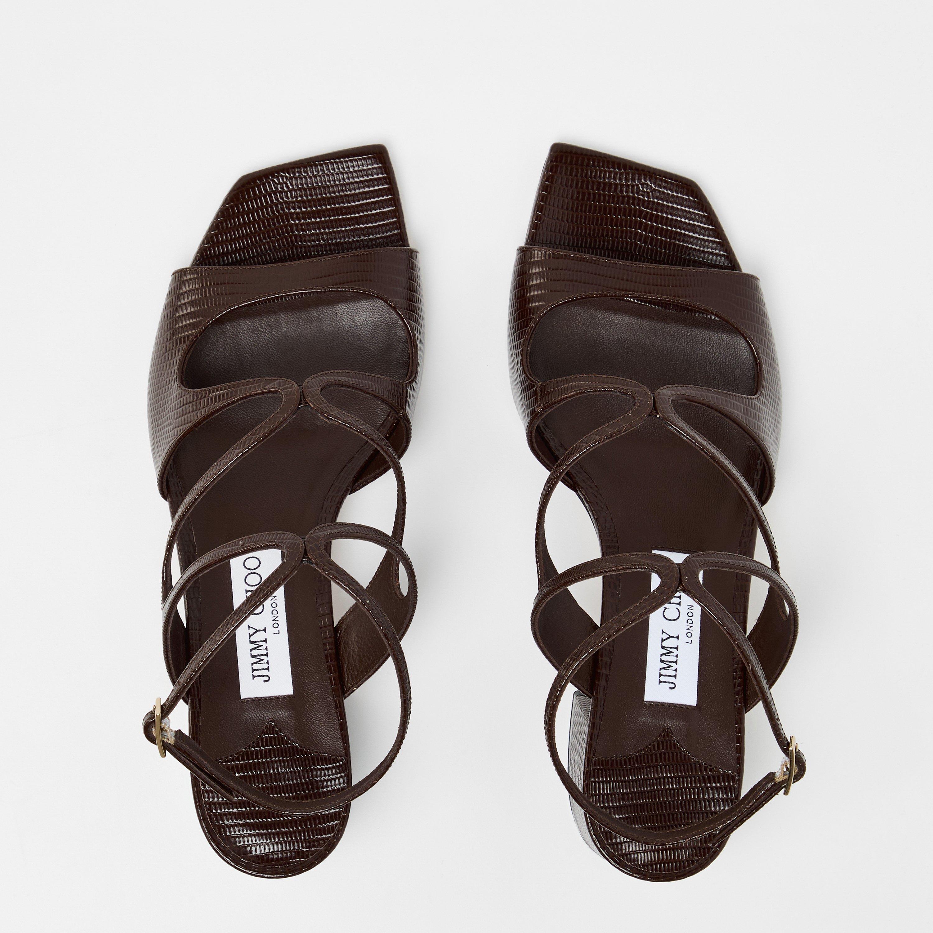 Coffee - Jimmy Choo - Azilia 45 Sandals - 5