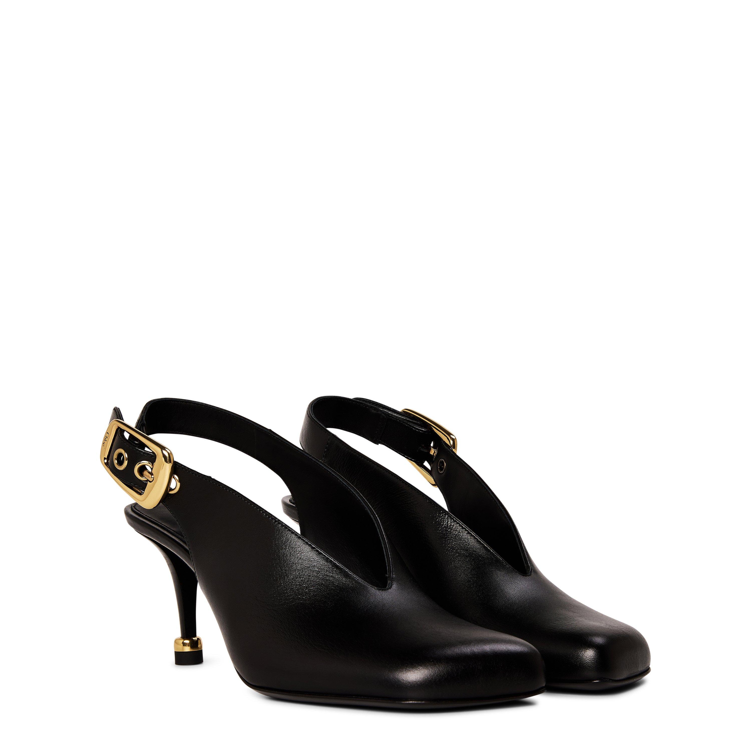 Black - Chloe - Andrea Slingback Mules - 3