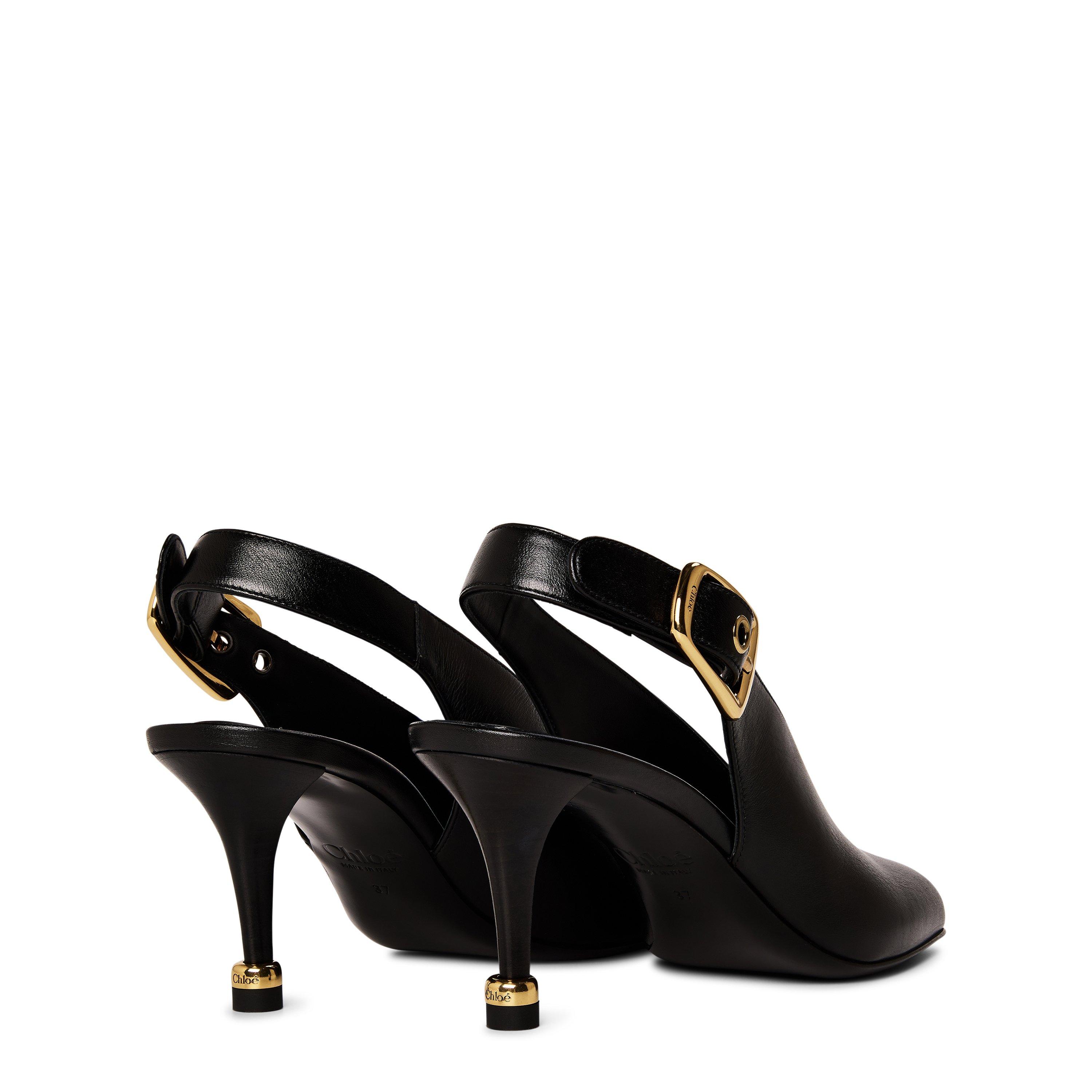 Black - Chloe - Andrea Slingback Mules - 4