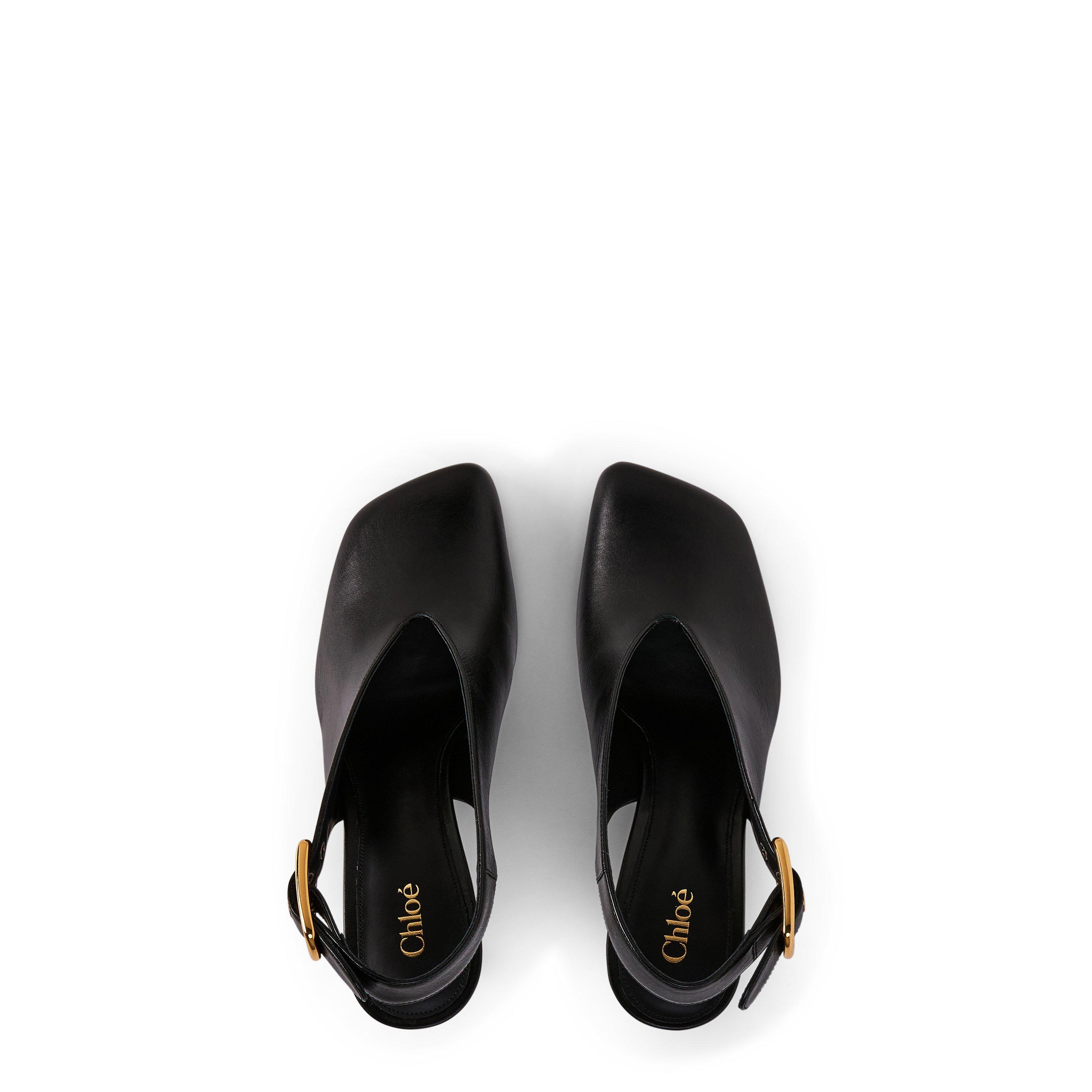 Black - Chloe - Andrea Slingback Mules - 5
