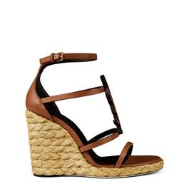 Saint Laurent Cassandra Wedge Espadrilles