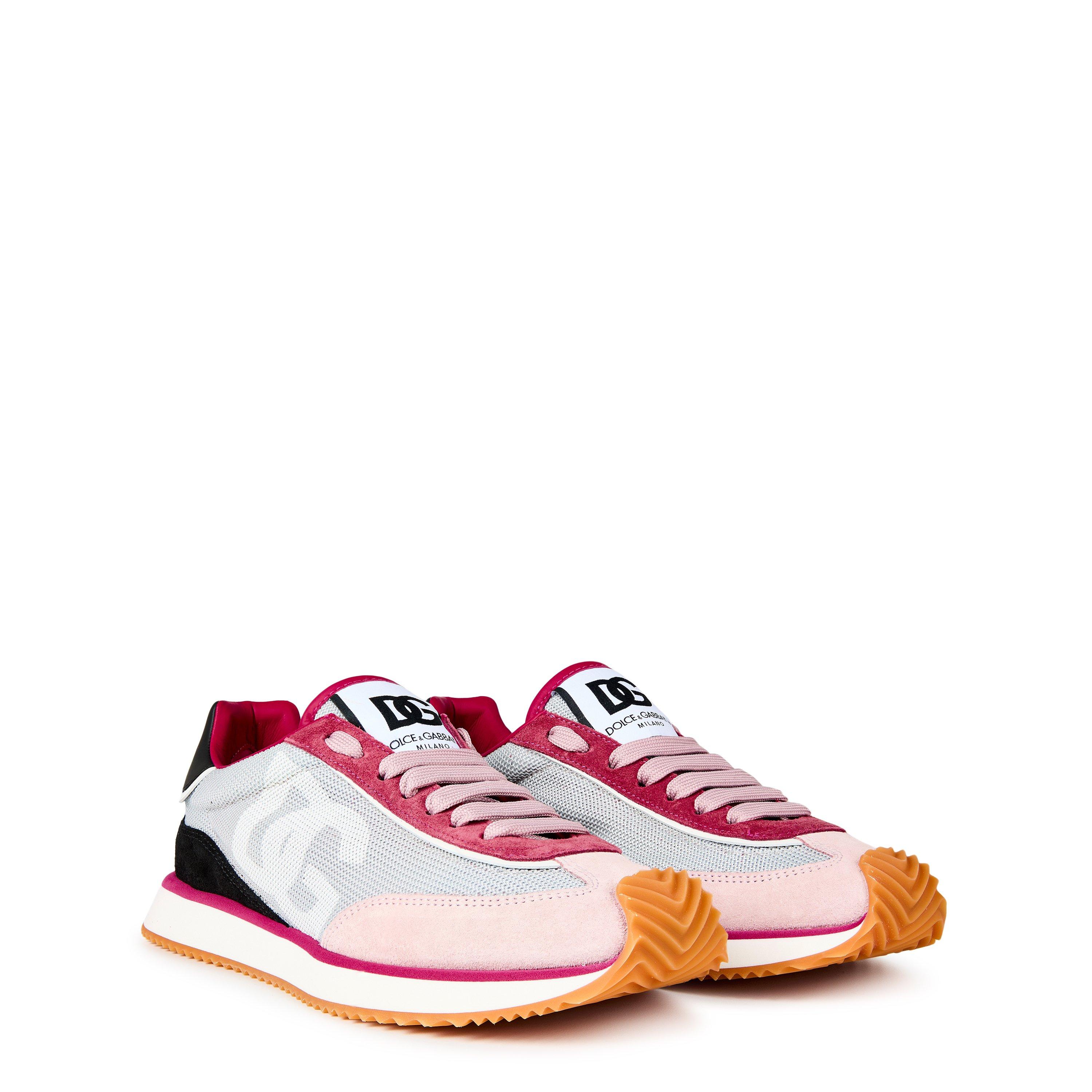スニーカー Dolce & Gabbana SS25 ARIA SNEAKER (CK2288A5355 87587) Mixed-material DG CUSHION sneakers in Multicolor for Women
