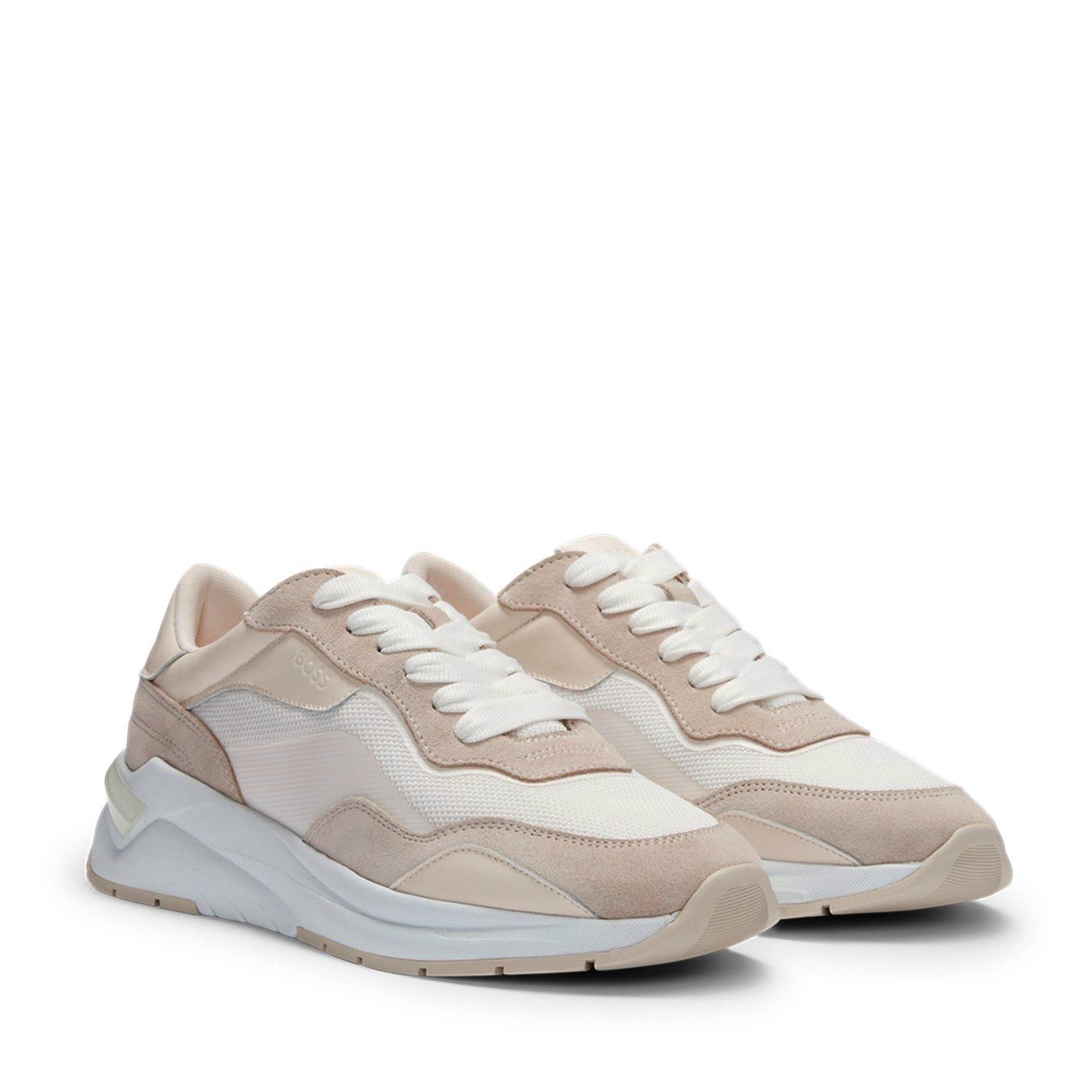 Open White - Boss - Women's Skylar Sleek Stylish Trainers - 3