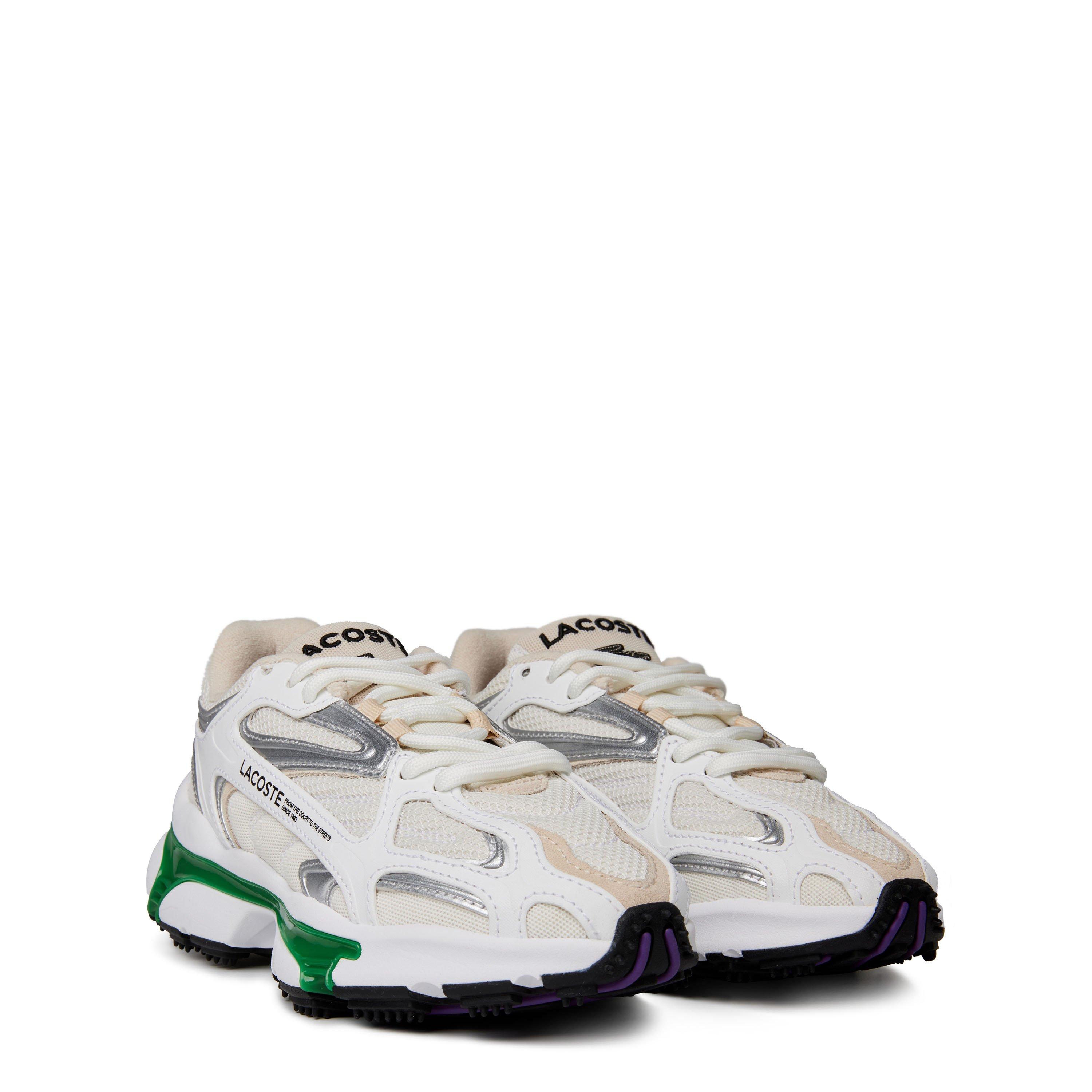 Blanc/Vert - Lacoste - L003 2k24 Mesh Trainers - 3