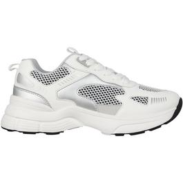 I Saw It First ISAWITFIRST Lace Up Airtex Panel Sports Trainers