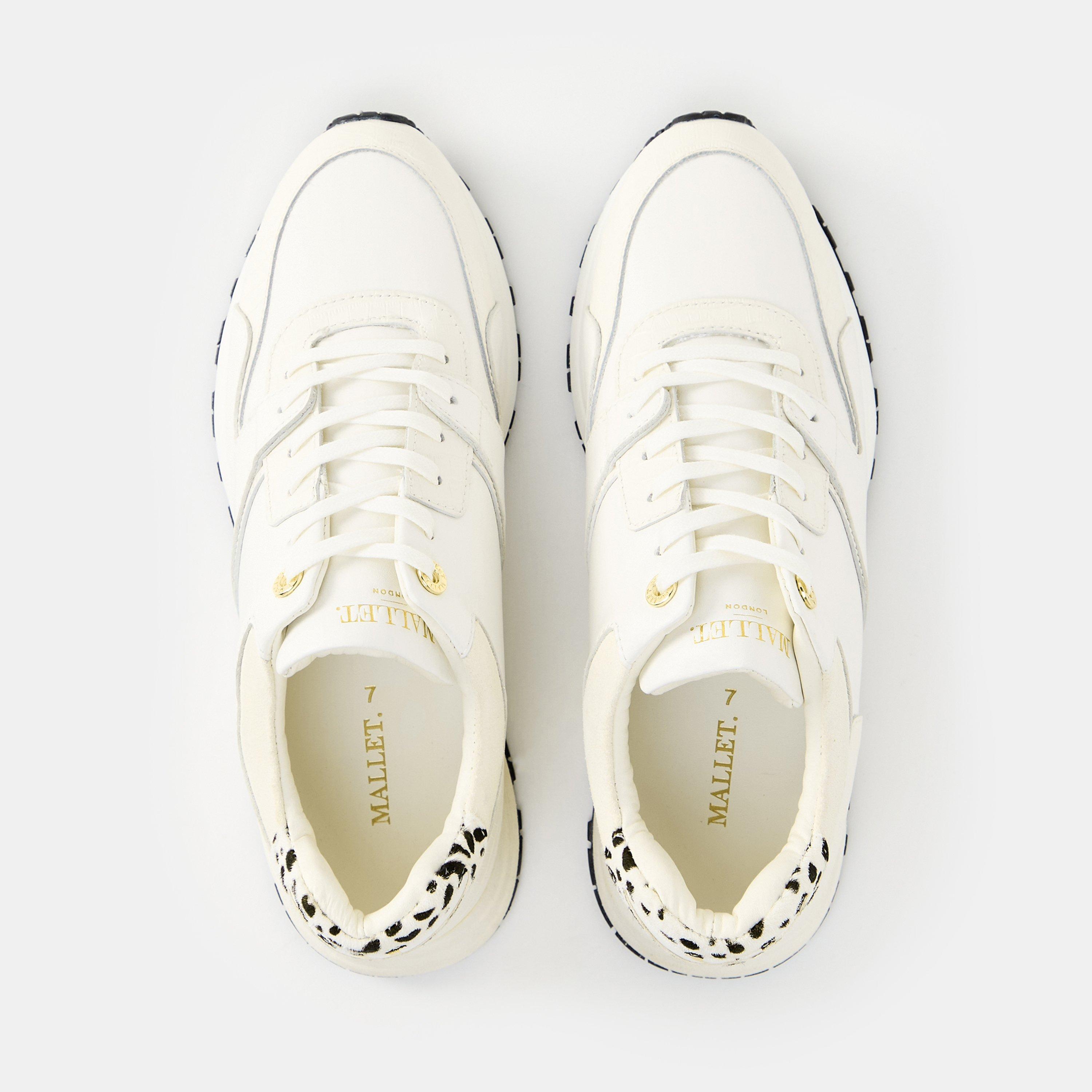 White/Gold - Mallet - Almorah Sneakers - 5