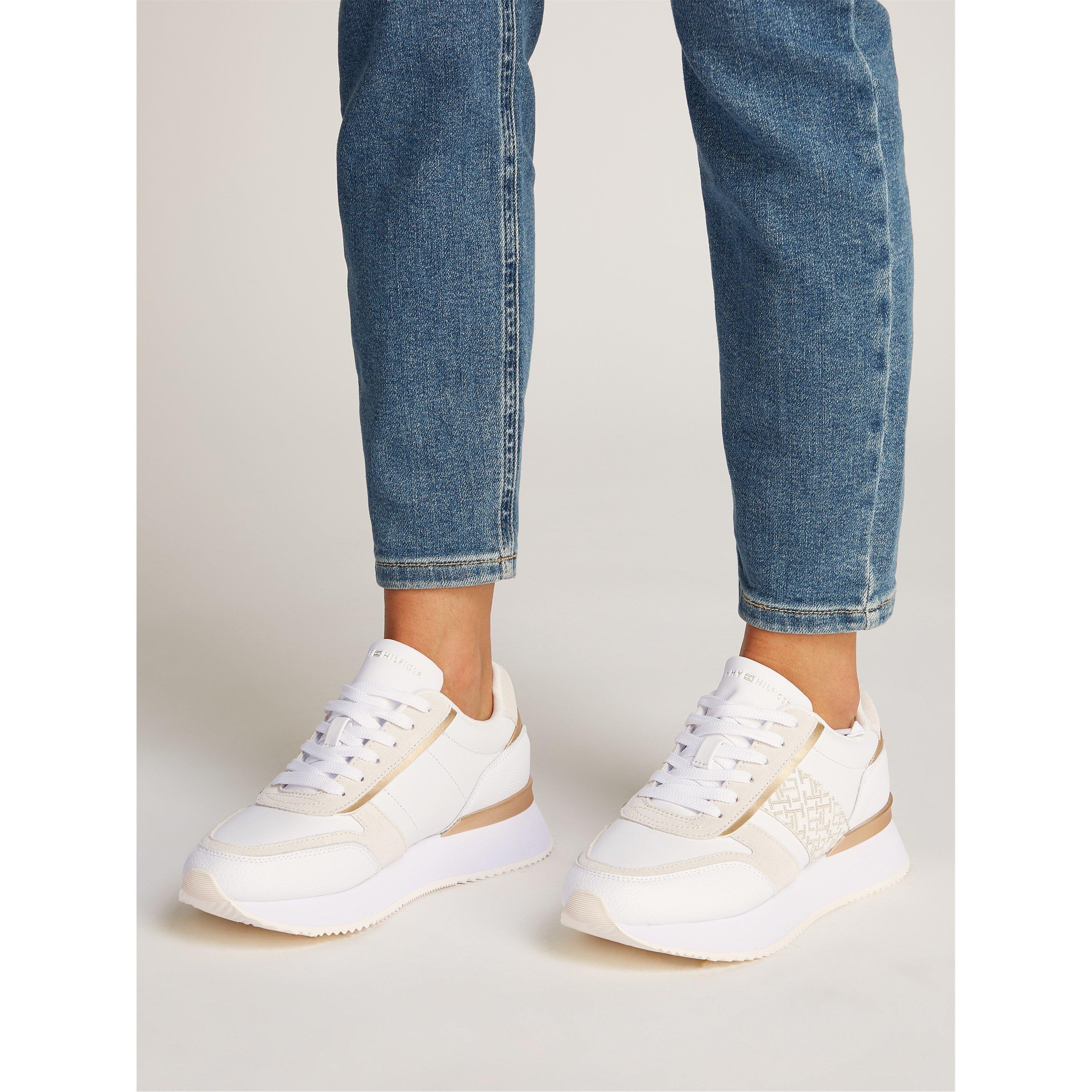 White/gold - Tommy Hilfiger - Women's Lux Monogram Runners - 2