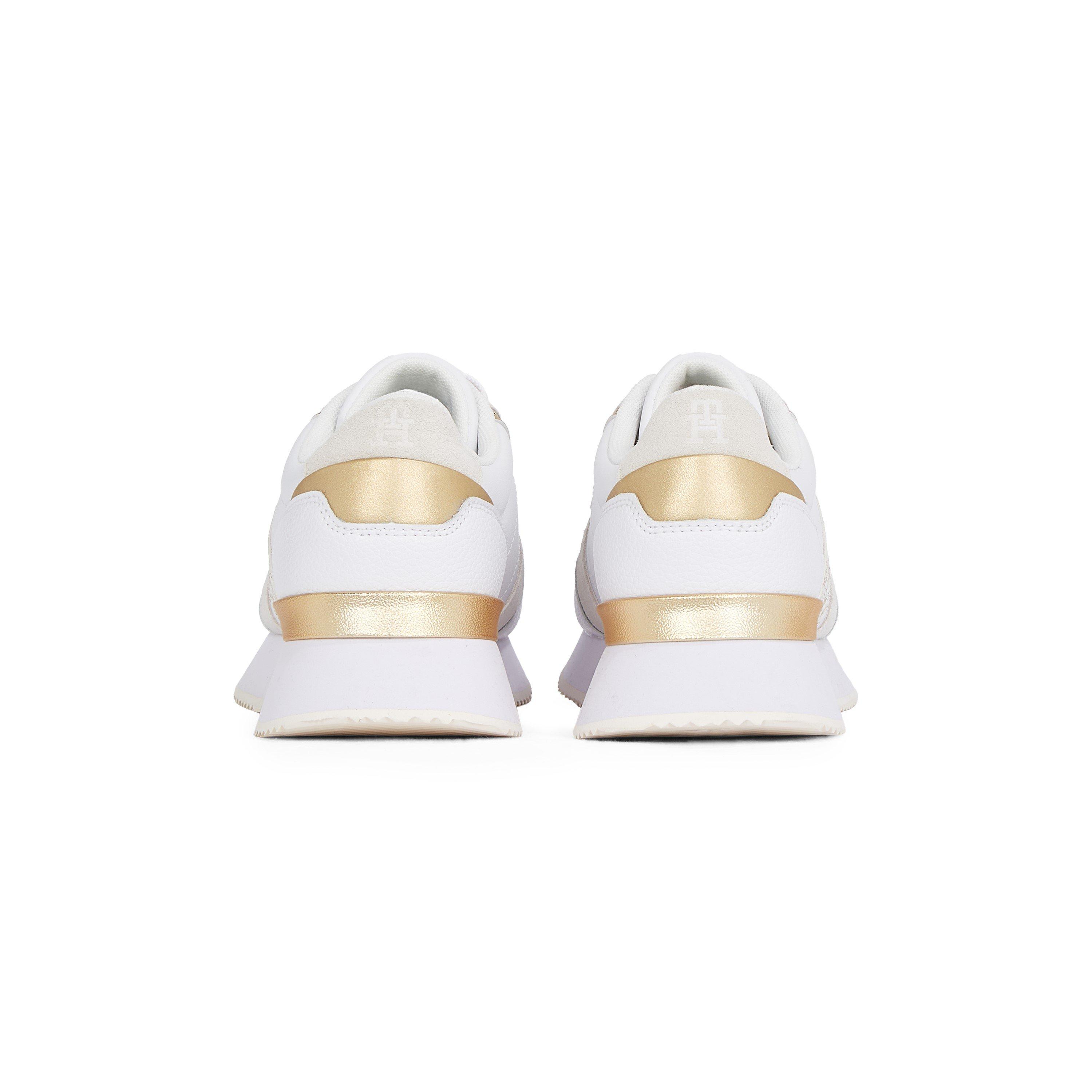 White/gold - Tommy Hilfiger - Women's Lux Monogram Runners - 5