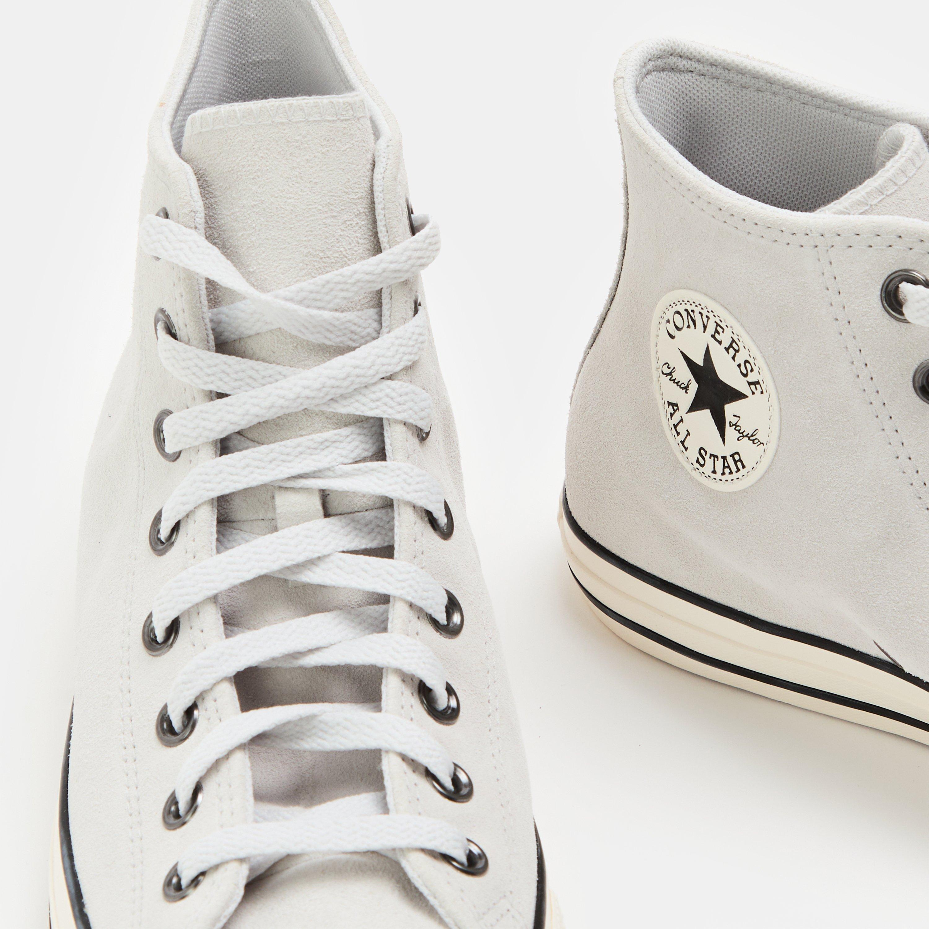 Barley Grey - Converse - Chuck Hi F Canvas High-Top Trainers - 3