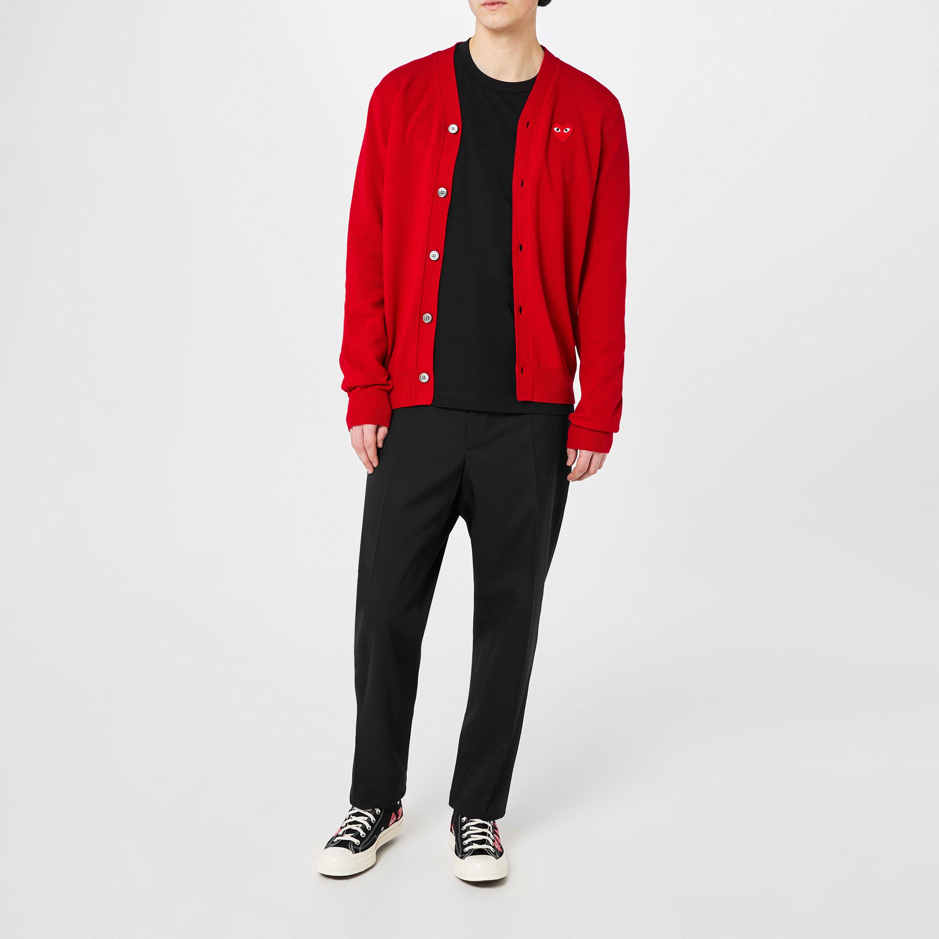 Black - Comme des Garcons PLAY - Multi Heart High Top Trainers - 6