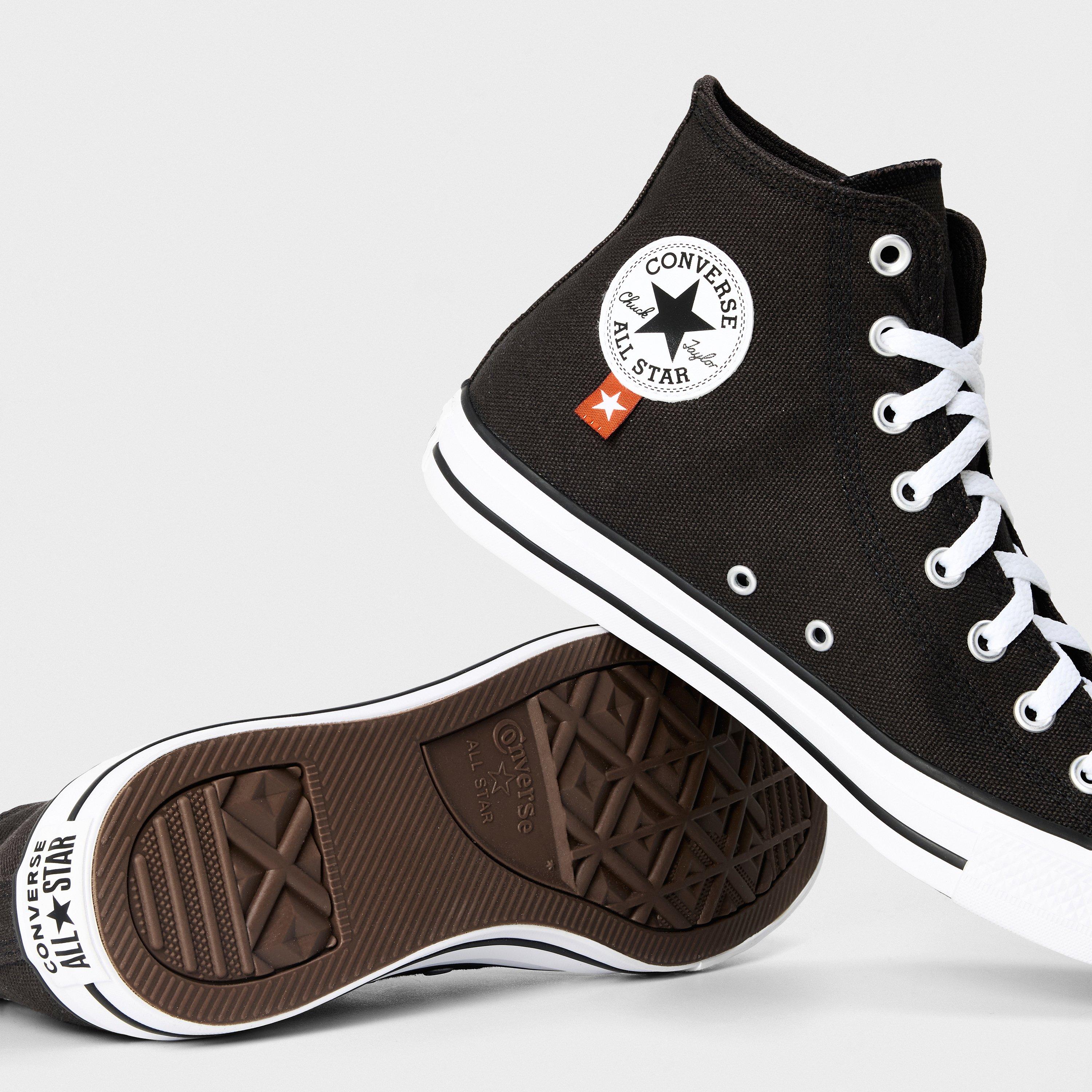 Mudguard/White - Converse - Men's AS StarTag Canvas High-Top Trainers - 4