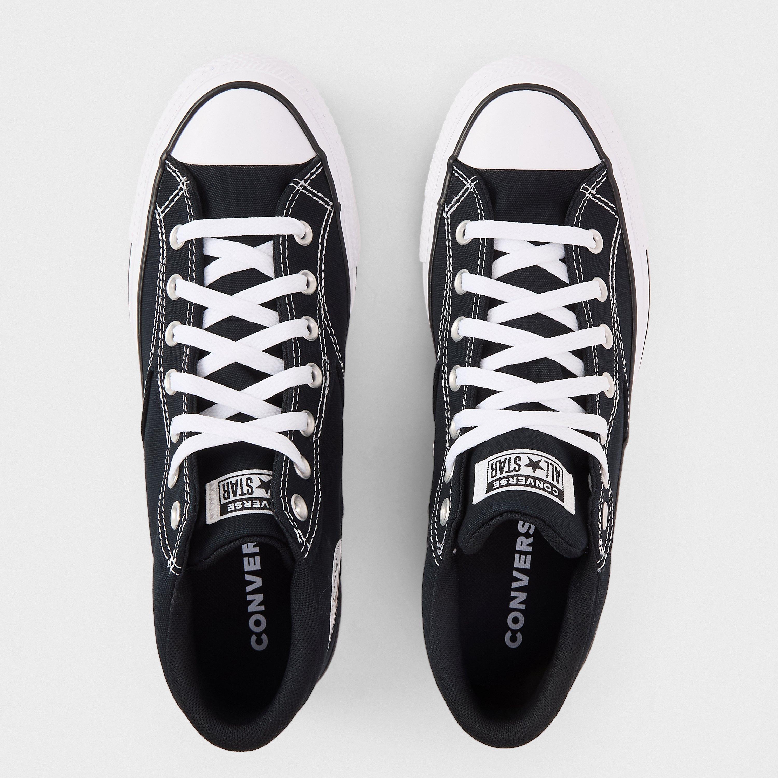 Black/White - Converse - Men's Canvas High-Top Trainers - 4