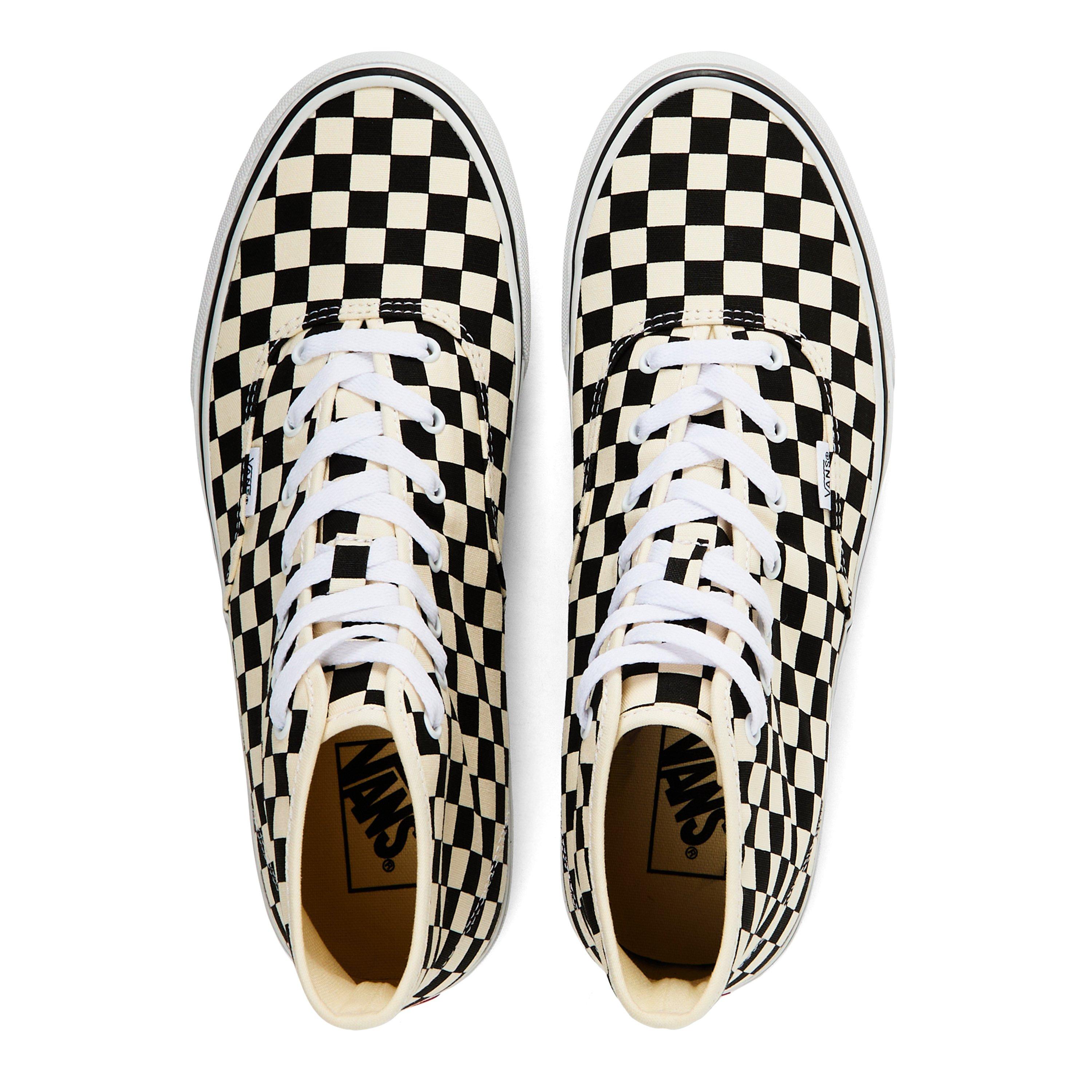 Controleer Zwart/Wit - Vans - Vans Authentic Hi Mens - 4