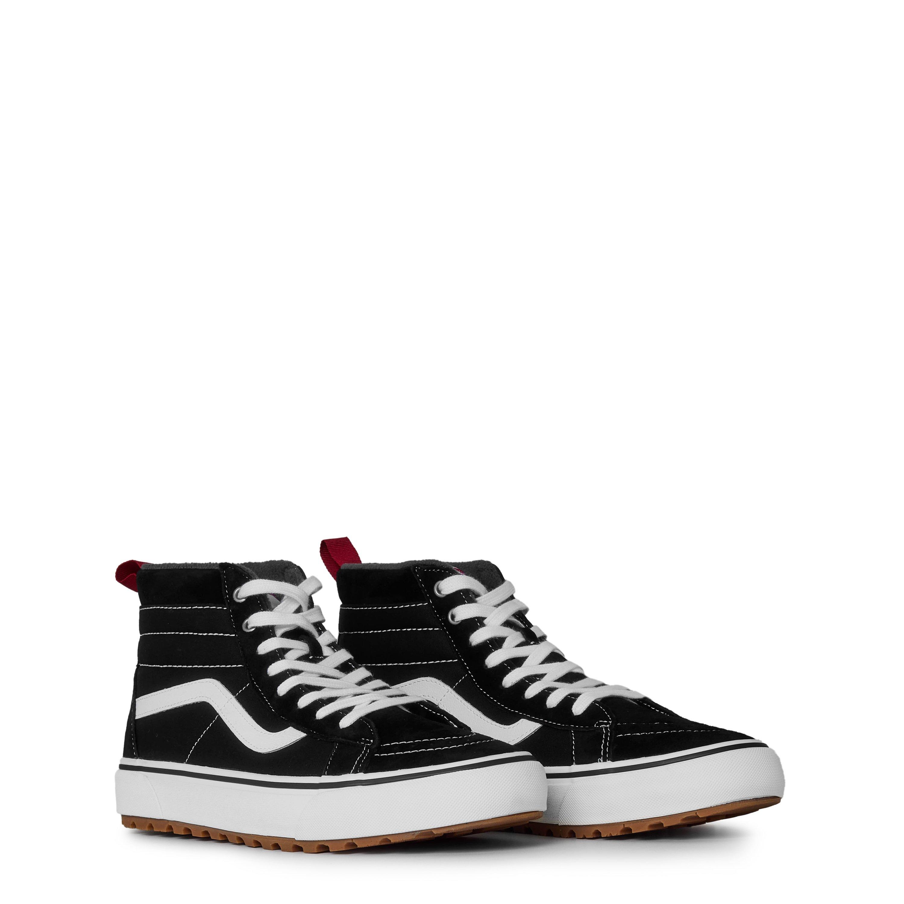 Preto/Branco - Vans - Canvas High-Top Trainers - 3