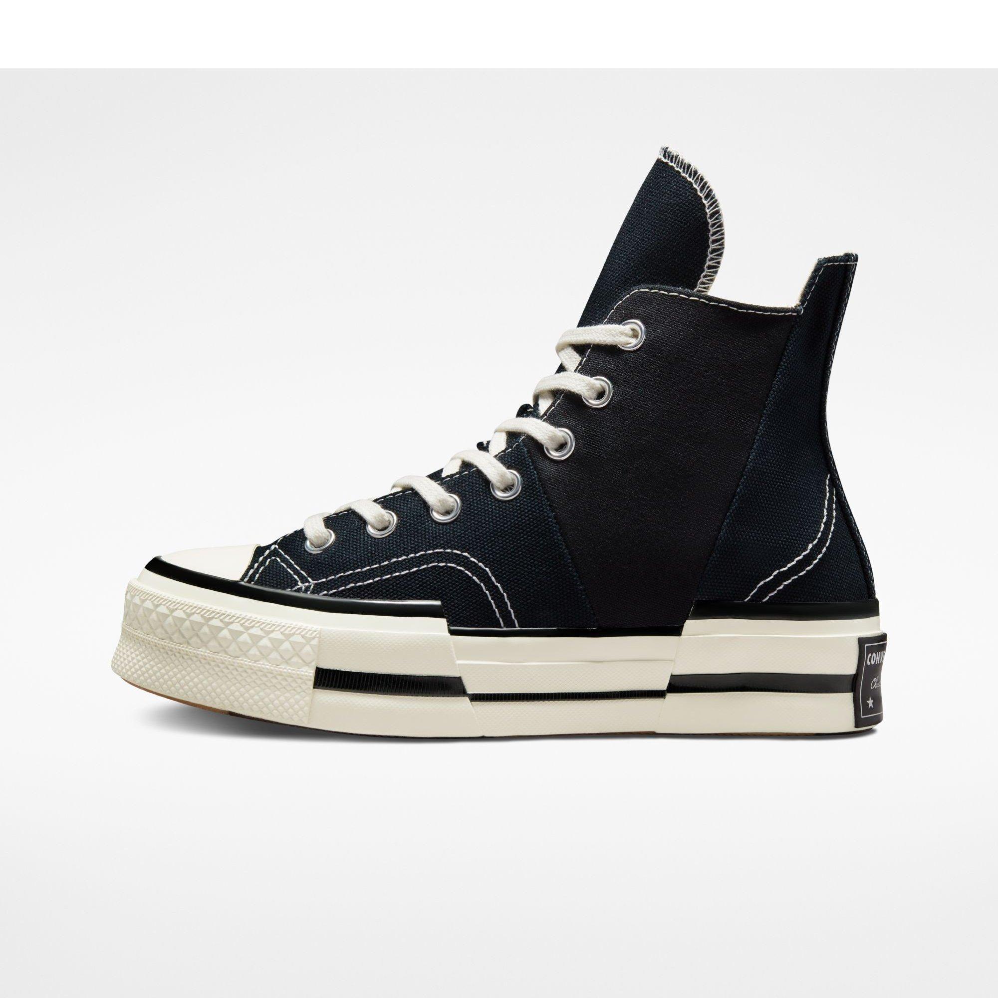 001-Black/Egr - Converse - Unisex Adults Chuck 70 Plus Canvas High-Top Trainers - 2