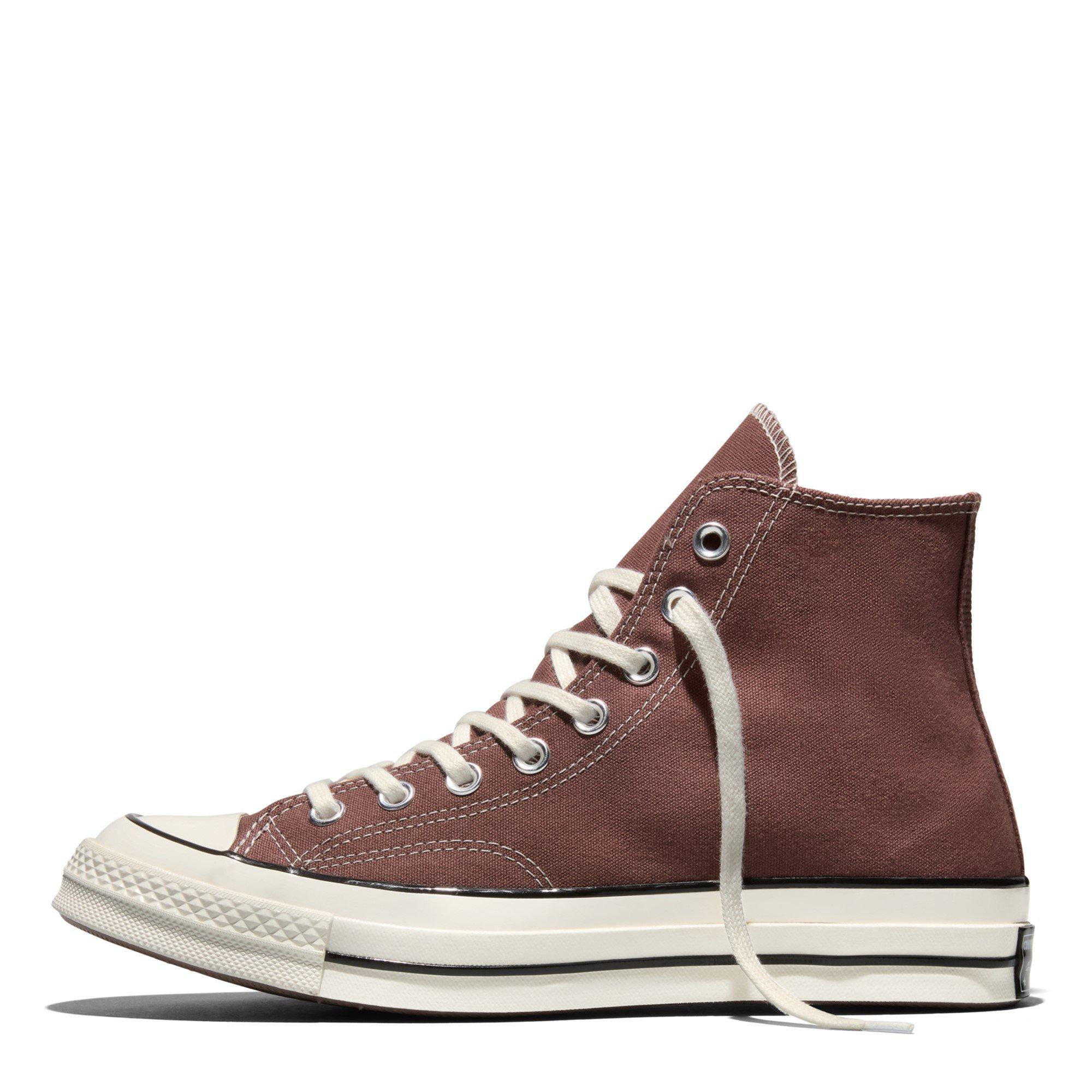 Blush/Egret/Blk - Converse - Men's Canvas High-Top Trainers - 2