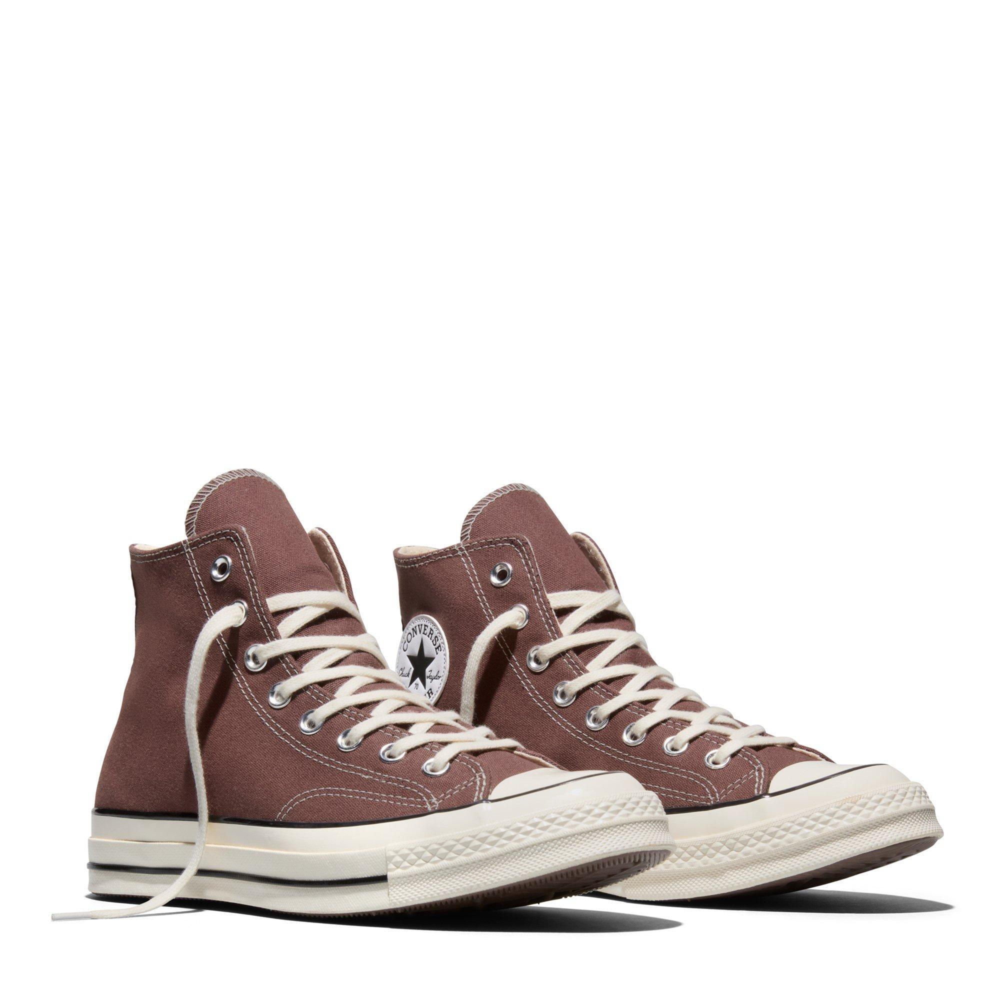Blush/Egret/Blk - Converse - Men's Canvas High-Top Trainers - 4