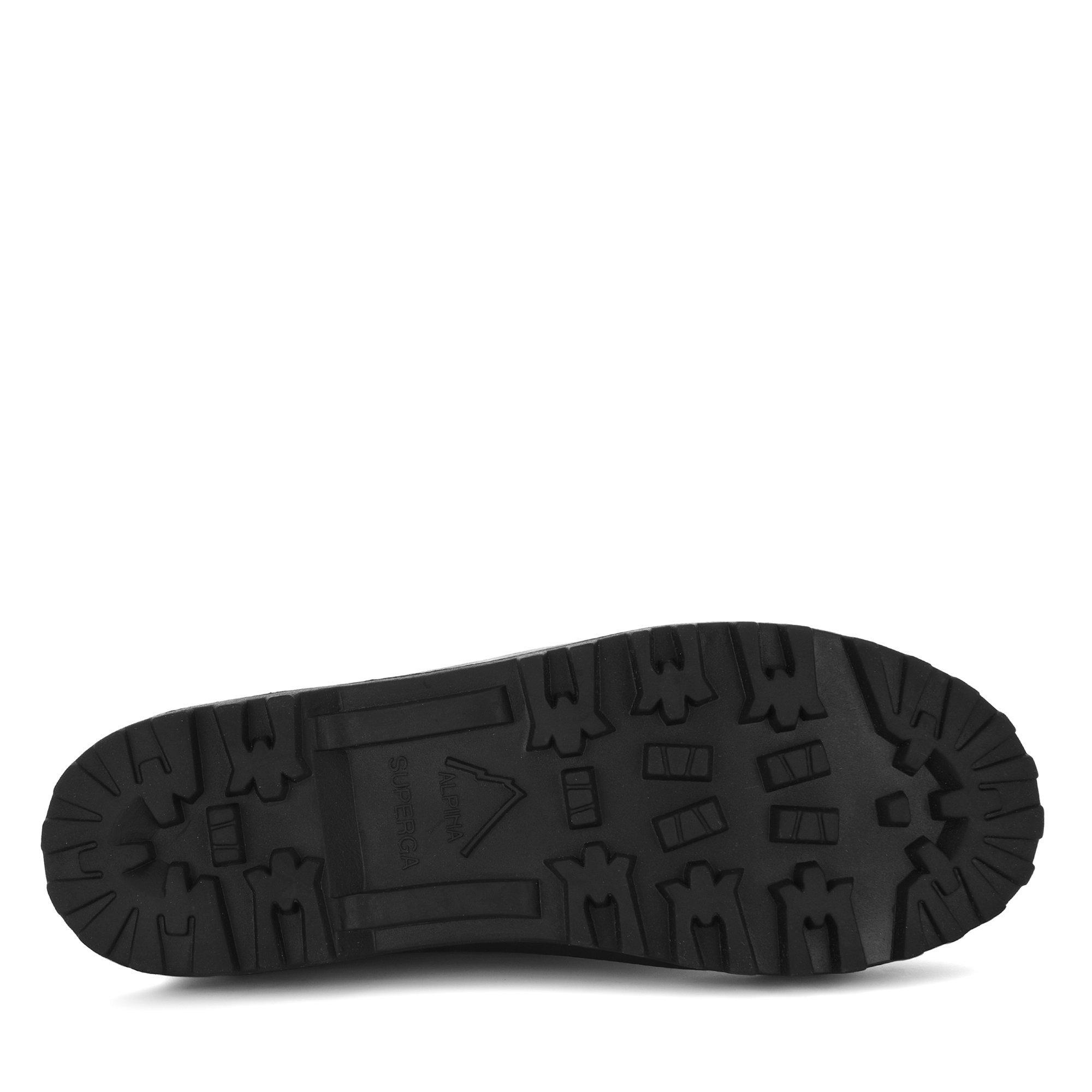 Full Black - Superga - Unisex Adults Alpina Nappa Canvas High-Top Trainers - 5