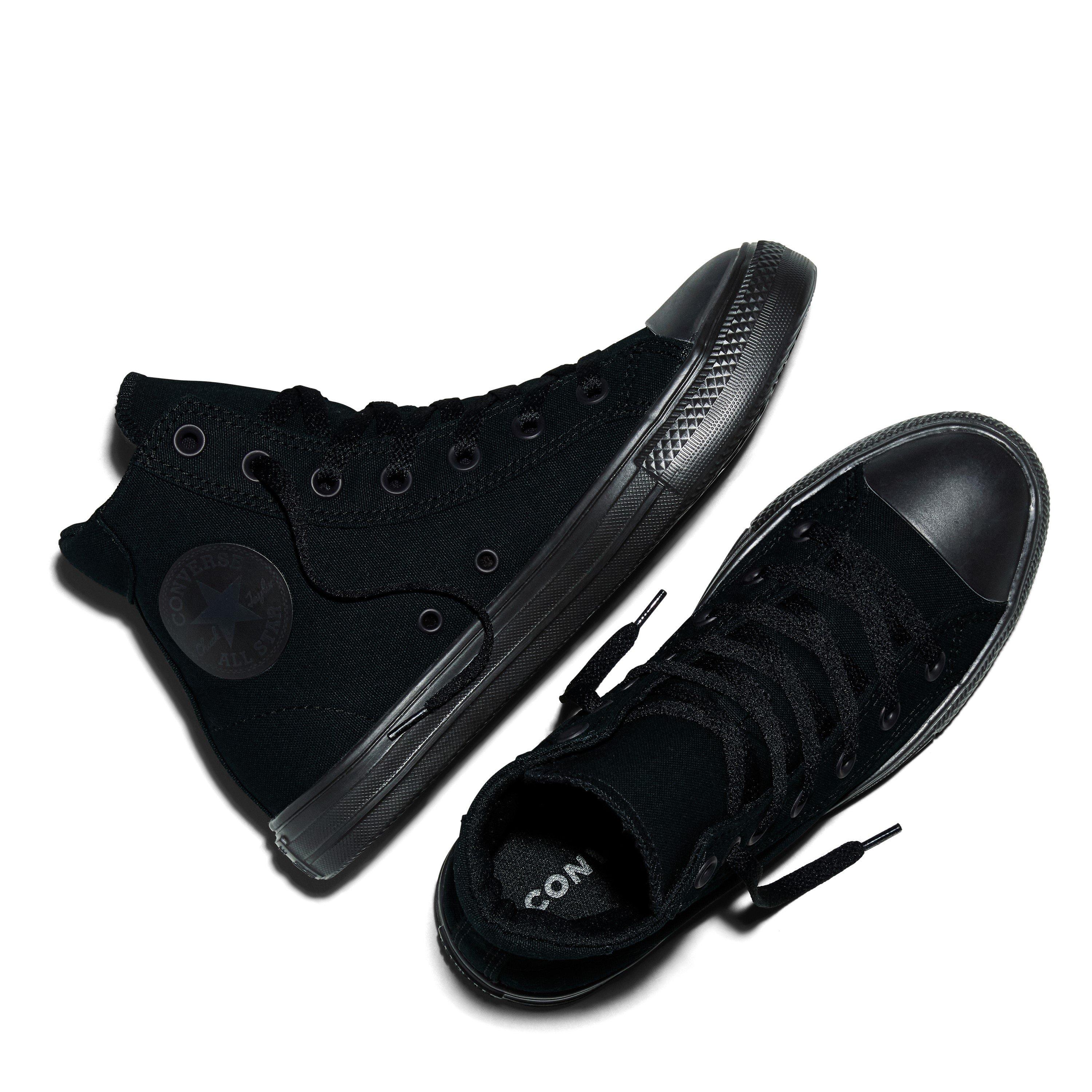 Triple Black - Converse - Men's Canvas High-Top Trainers - 4