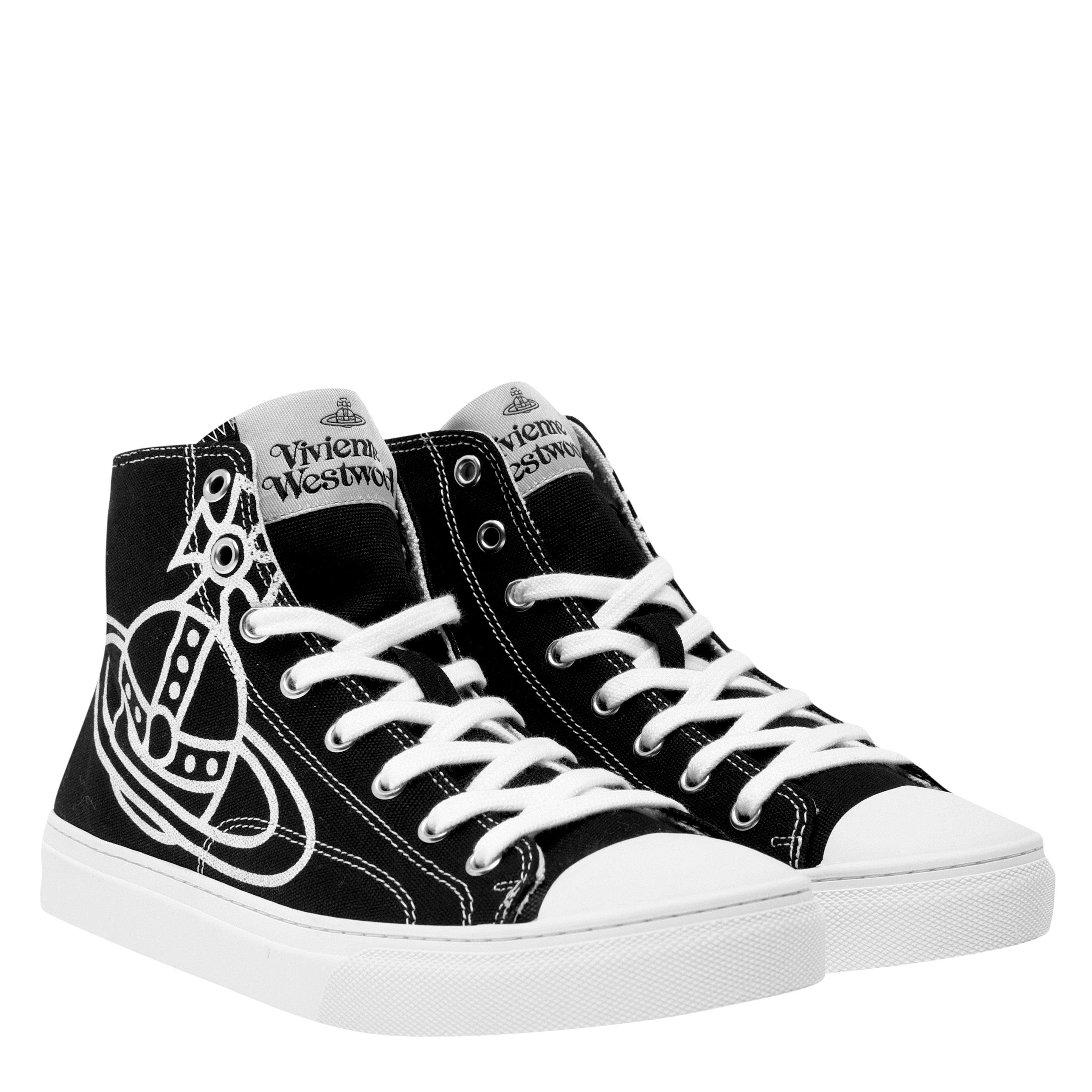 Black/White - Vivienne Westwood - Plimsoll Sneakers - 4