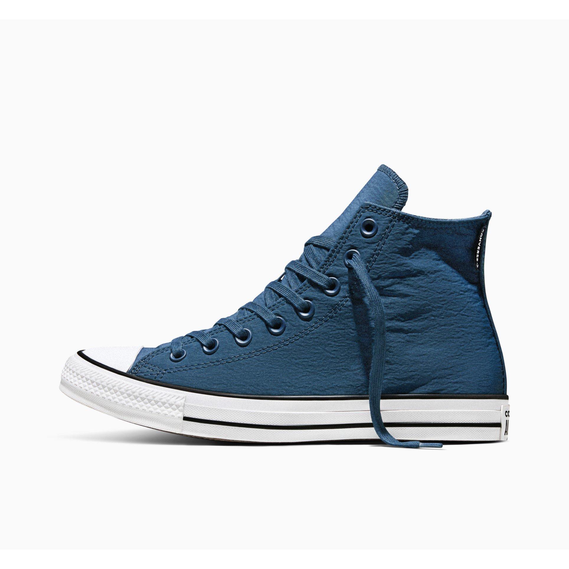 Navy/White - Converse - Men's Canvas High-Top Trainers - 2
