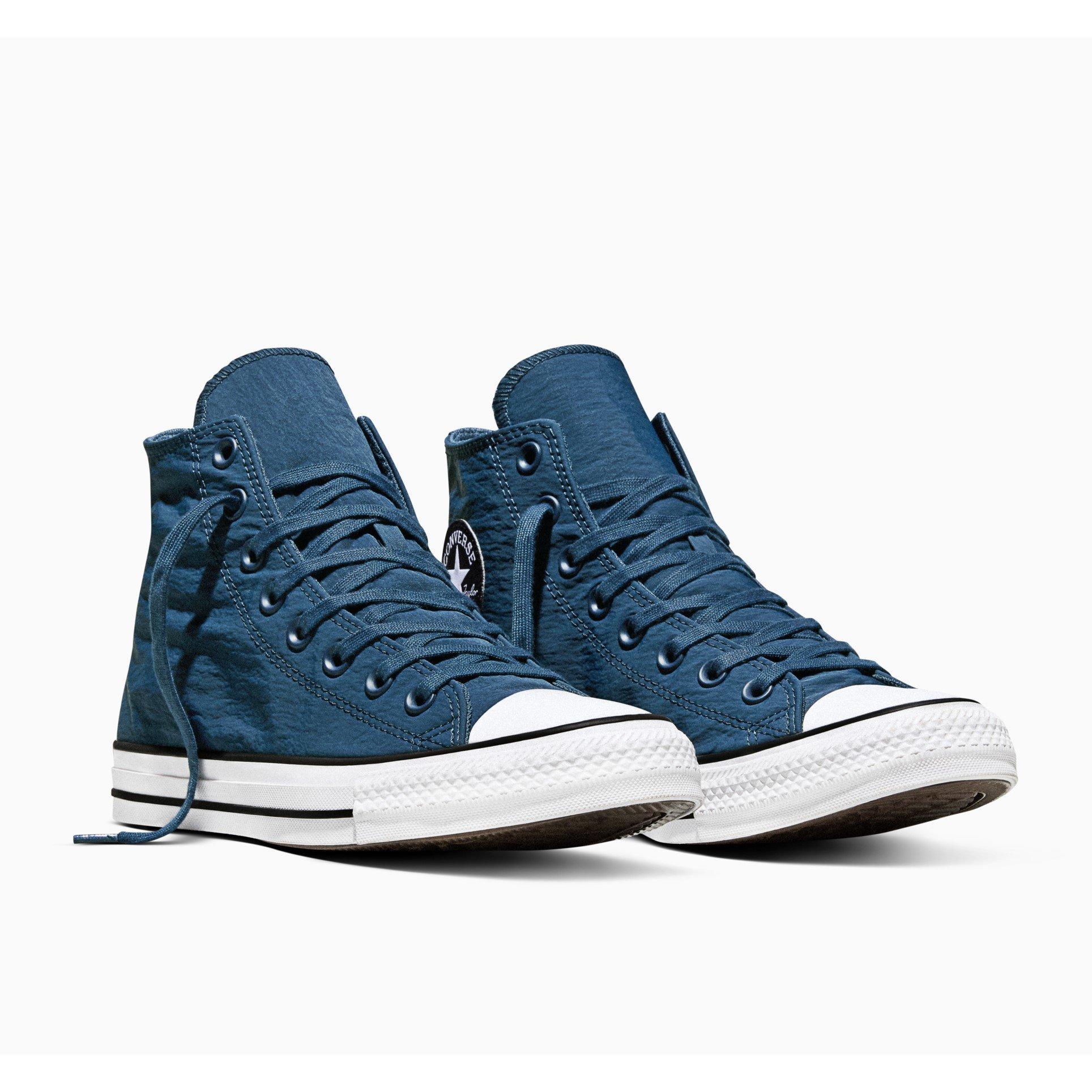 Navy/White - Converse - Men's Canvas High-Top Trainers - 4