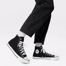 Black - Converse - Chuck Taylor All Star Classic High top Mens Shoes - 7