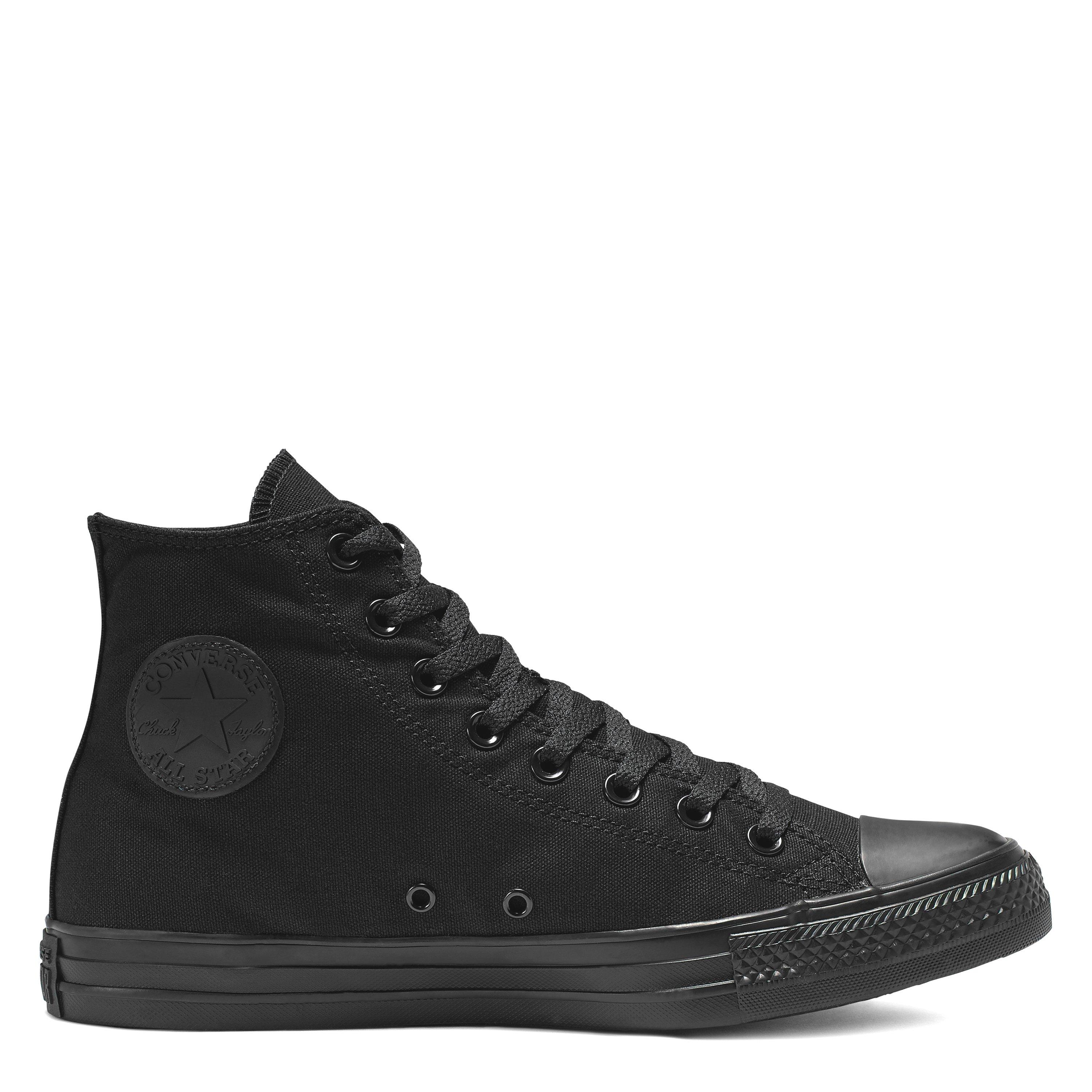 Converse Men's As Mono Canvas High Tops - Black 001 - 8.5 (42)