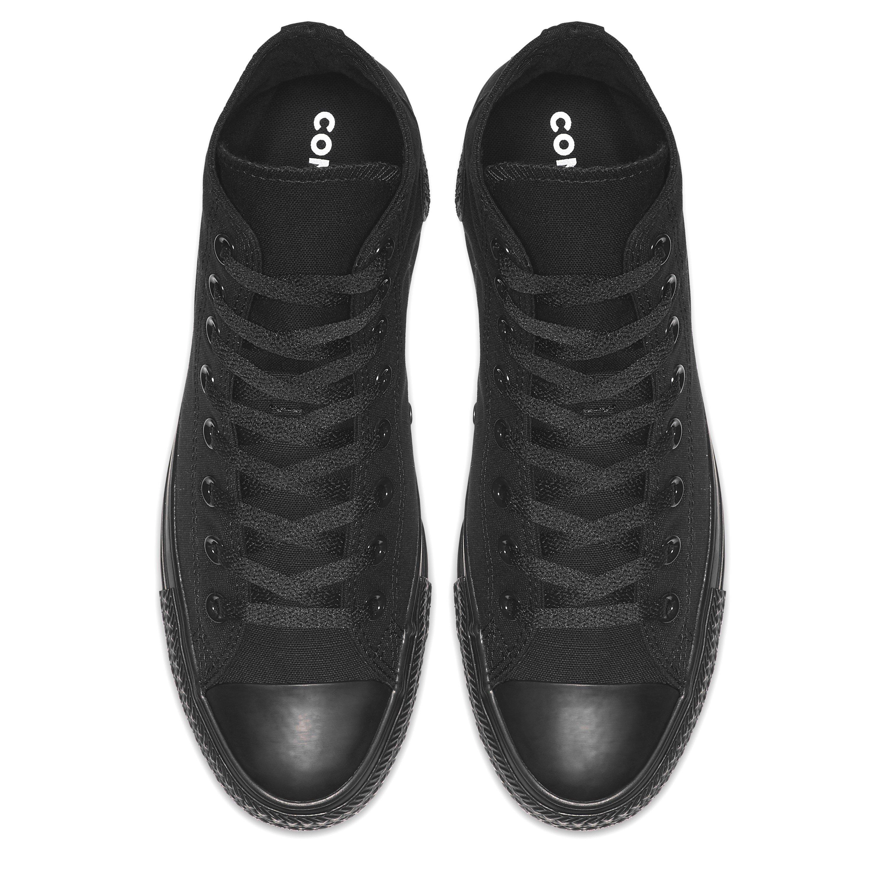 Black 001 - Converse - AS Mono Canvas High Tops Mens - 3