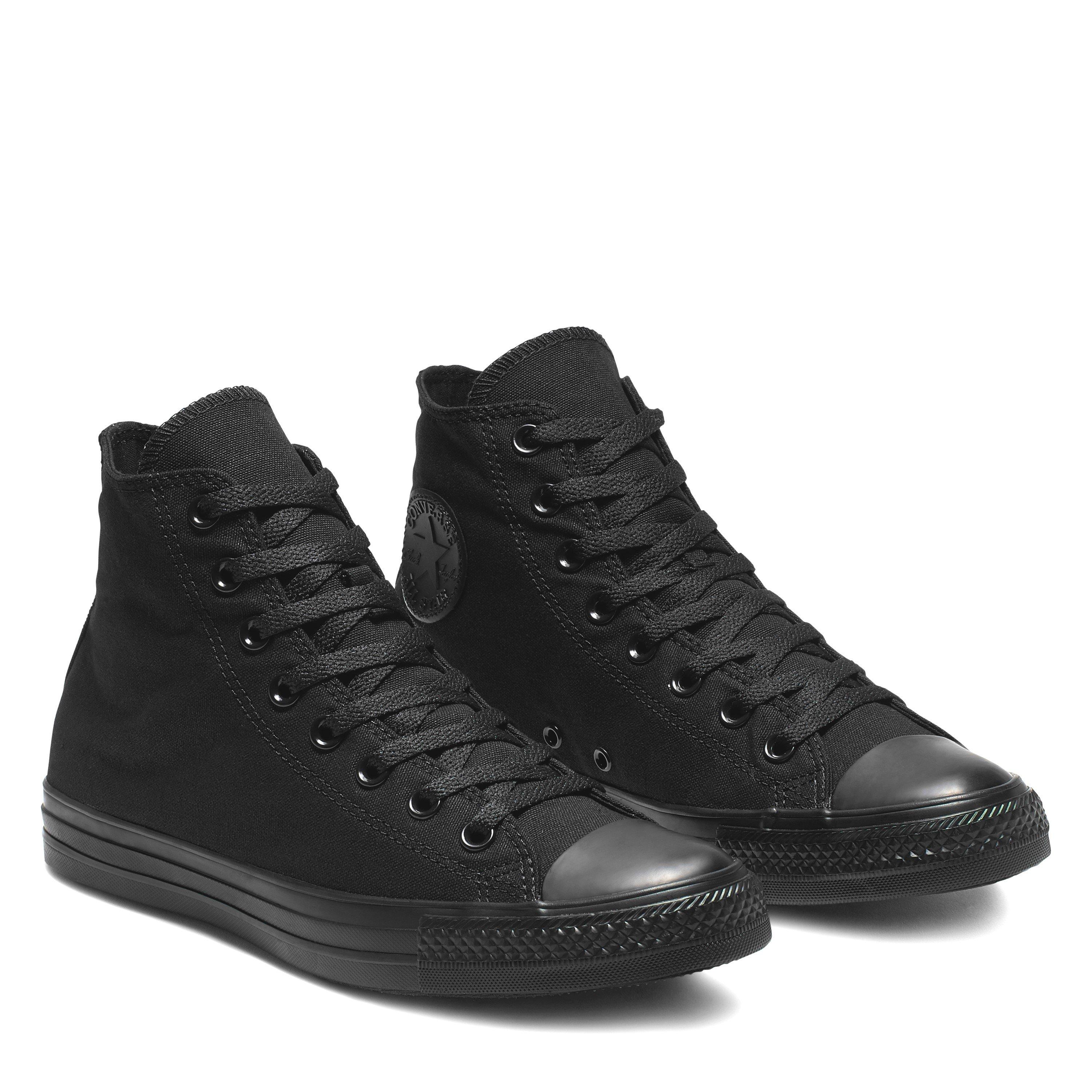 Black 001 - Converse - AS Mono Canvas High Tops Mens - 6