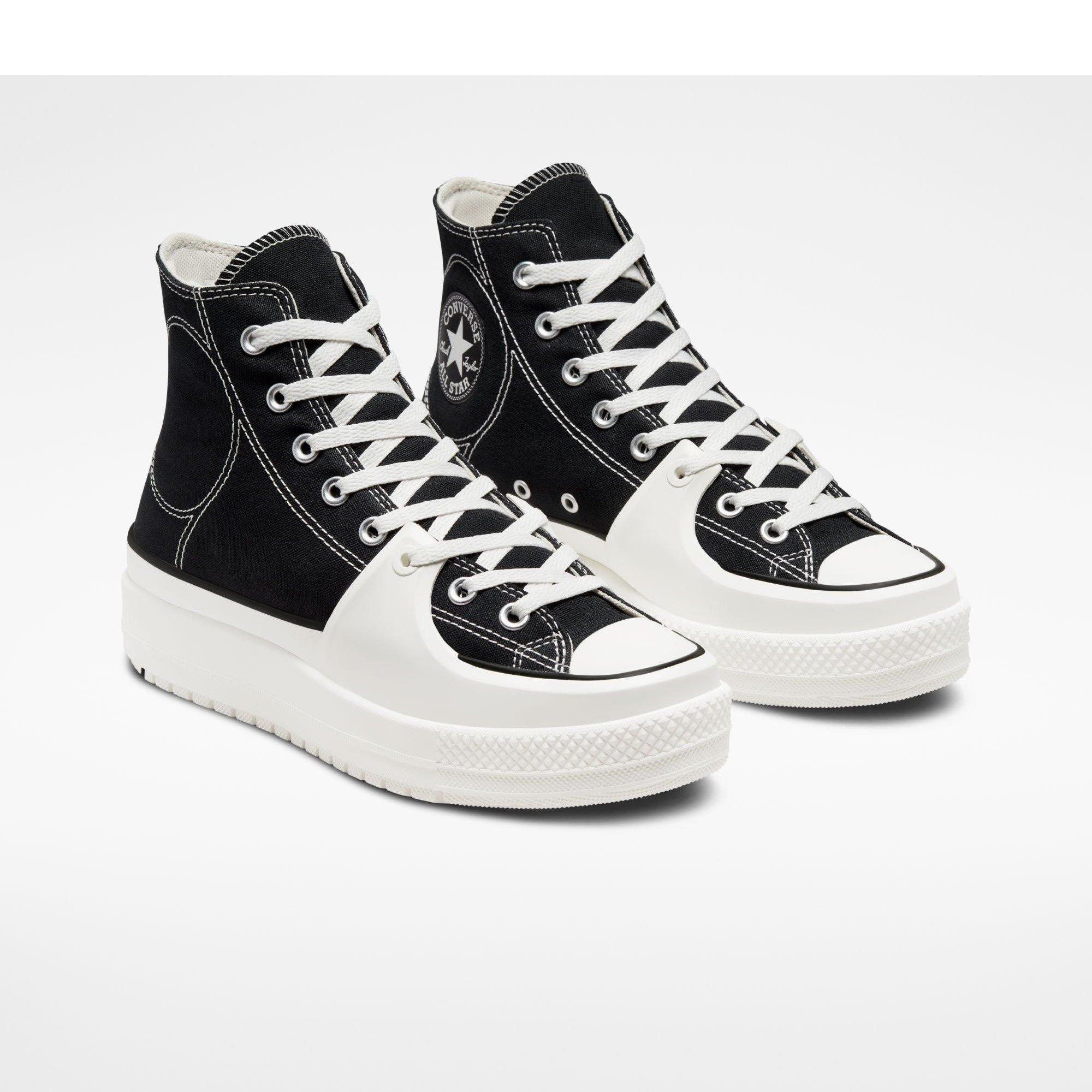 001-Black/Vin - Converse - Men's Chuck Taylor All Star Con Canvas High-Top Trainers - 5