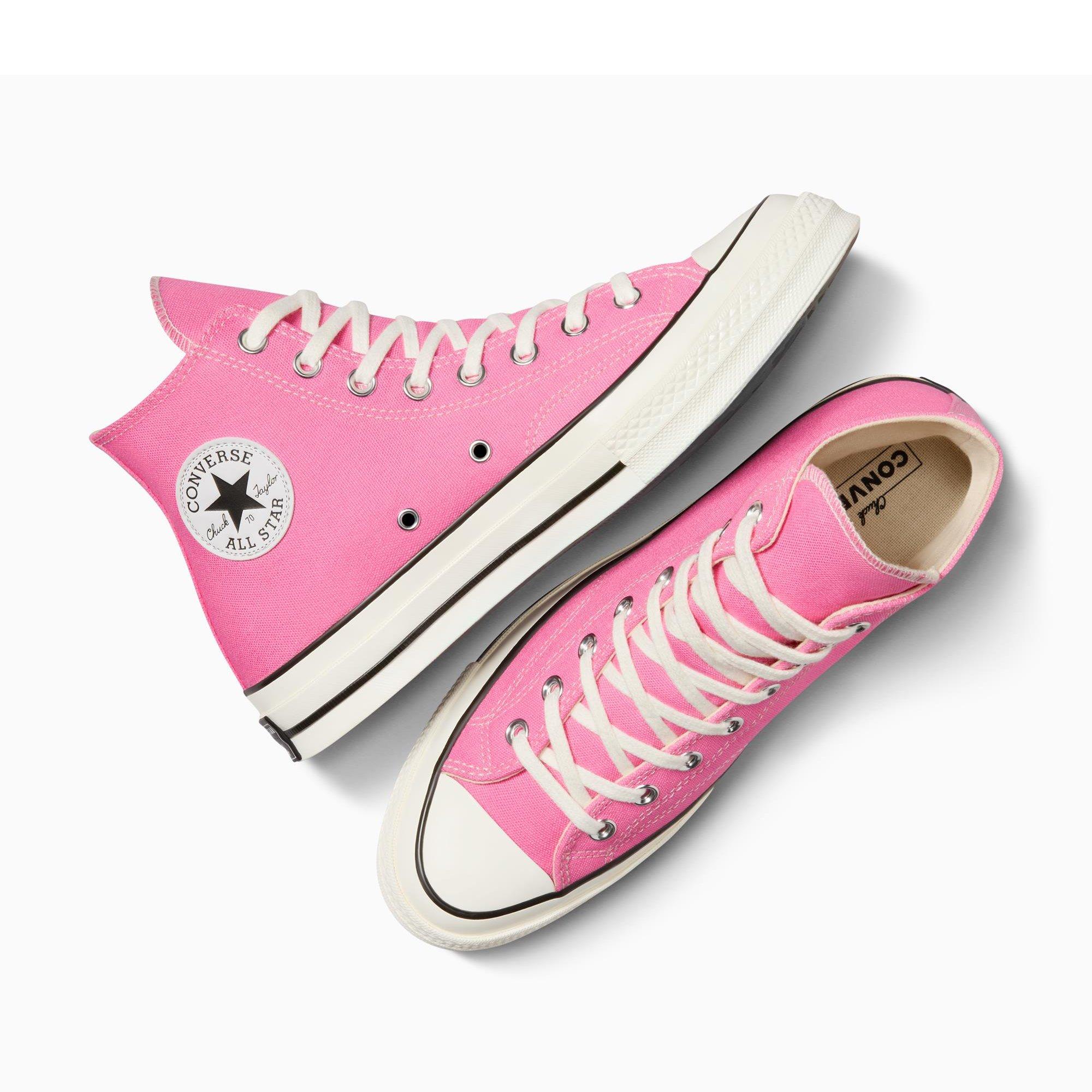 650-Pink/Egre - Converse - Unisex Adults Chuck 70 Canvas High-Top Trainers - 5