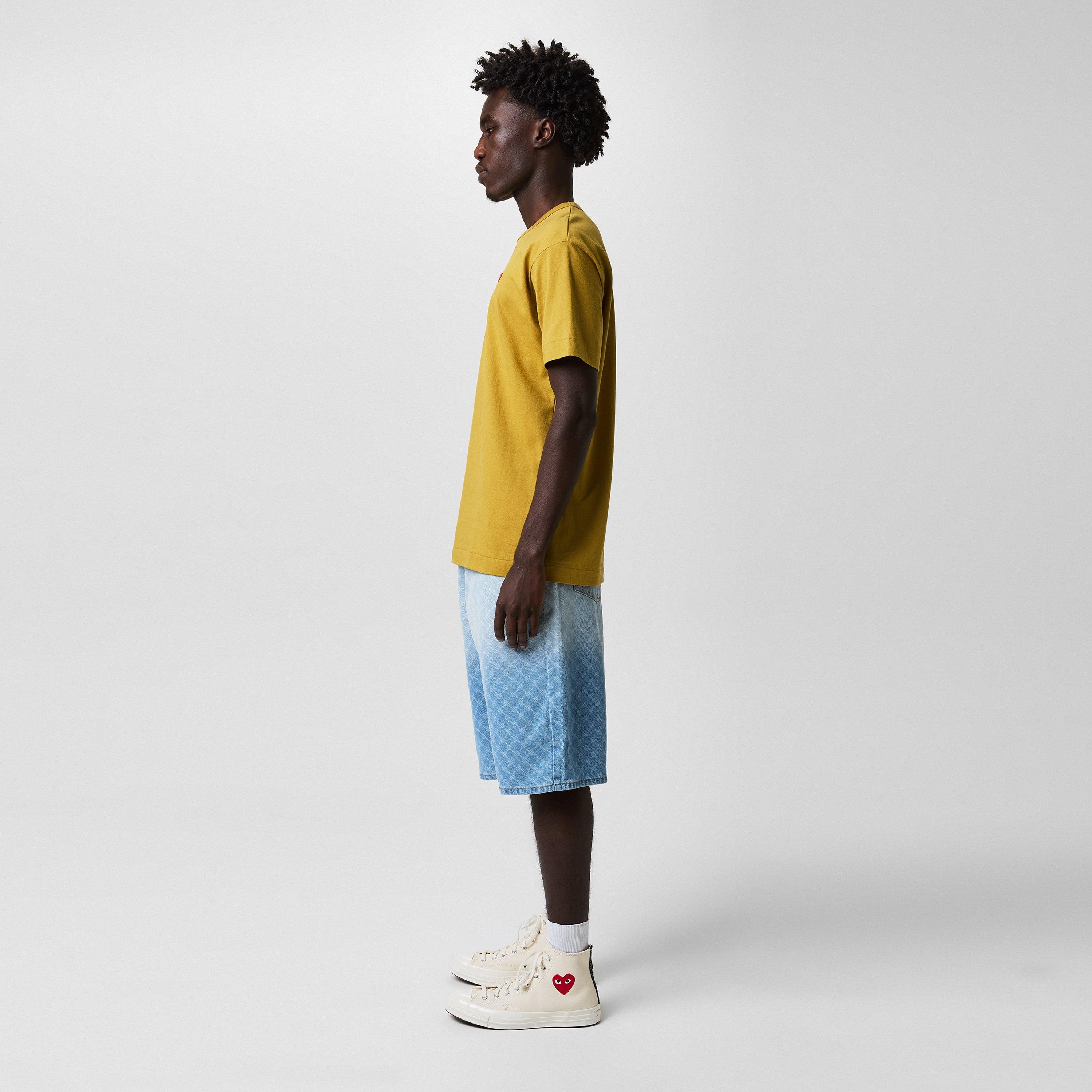 Beige 2 - Comme des Garcons PLAY - Single Heart Chuck 70 High Top Trainers - 6