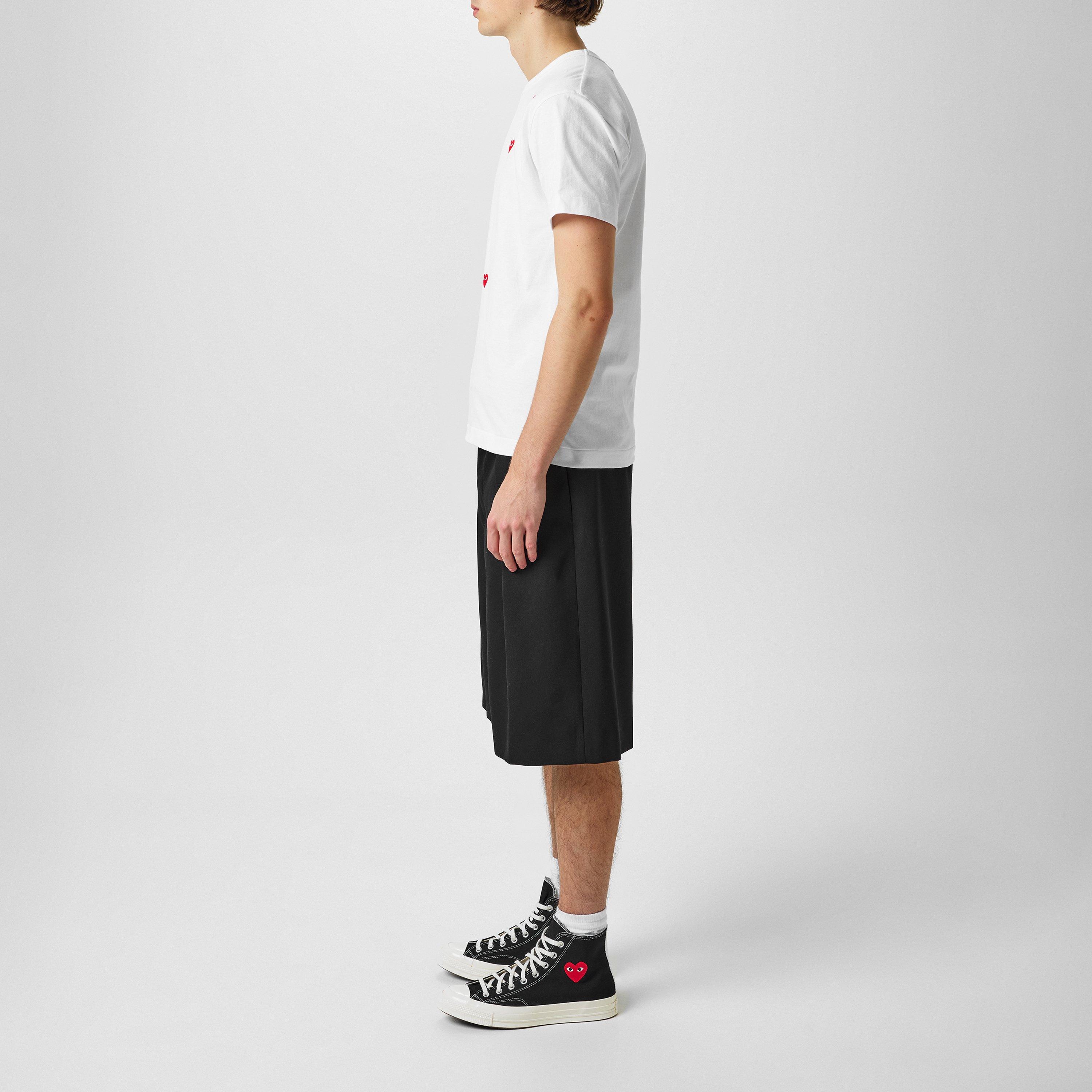 Black 1 - Comme des Garcons PLAY - Single Heart Chuck 70 High Top Trainers - 6