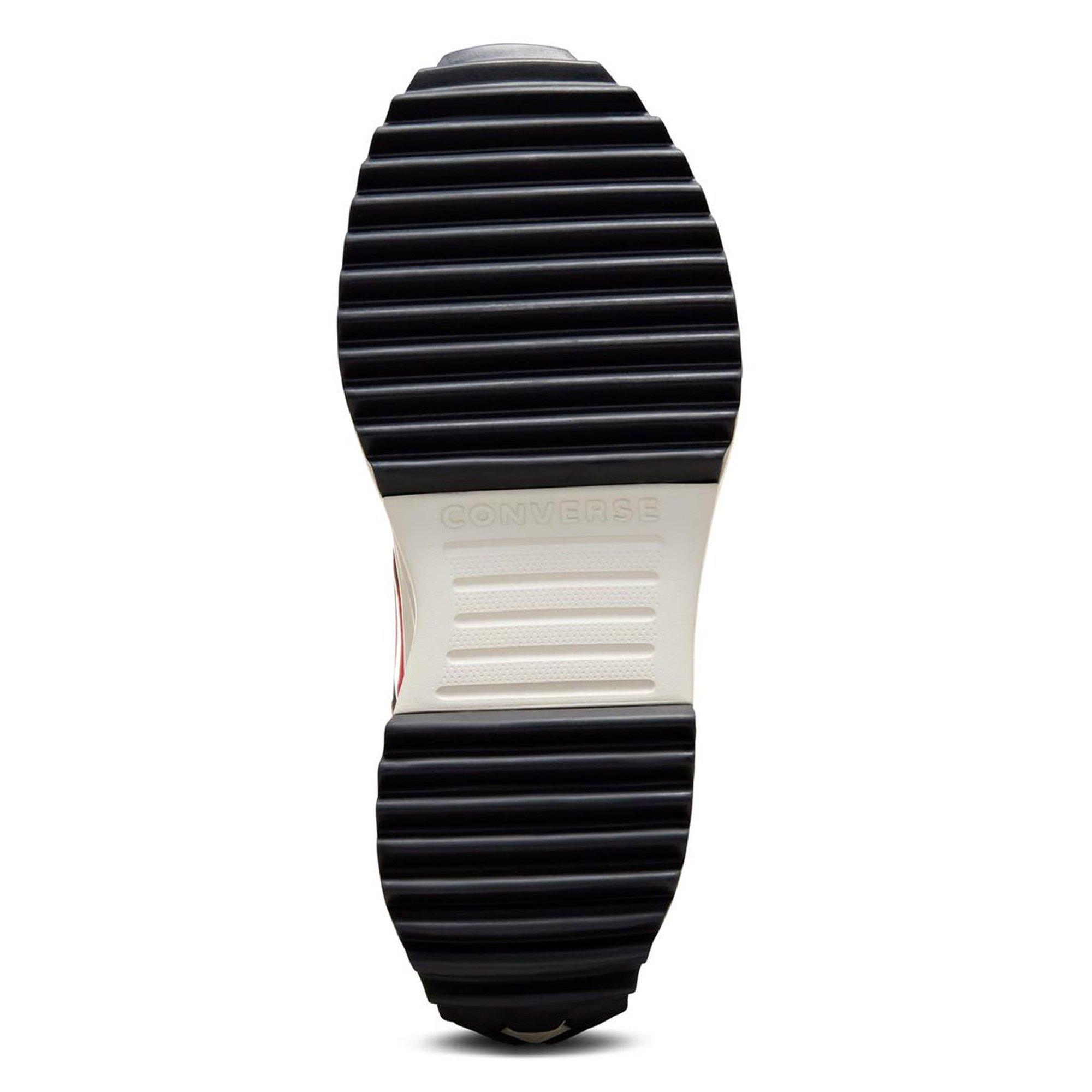 Blk/Wht/EnmlRed - Converse - Run Star Hike Flames Hi Top Platform Shoes - 4