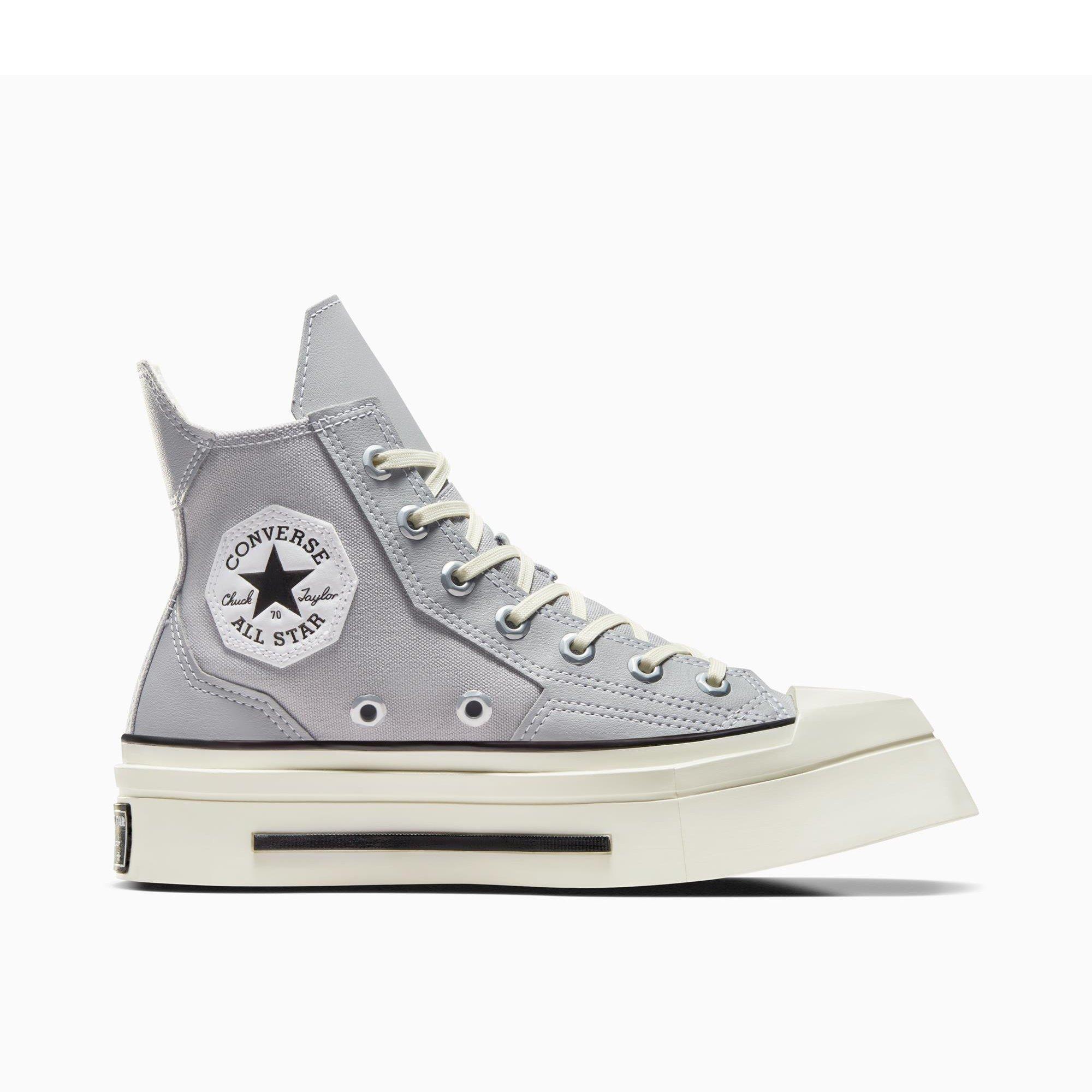 030-Grey Area - Converse - Unisex Adults Chuck 70 De Luxe Squared Canvas High-Top Trainers - 1