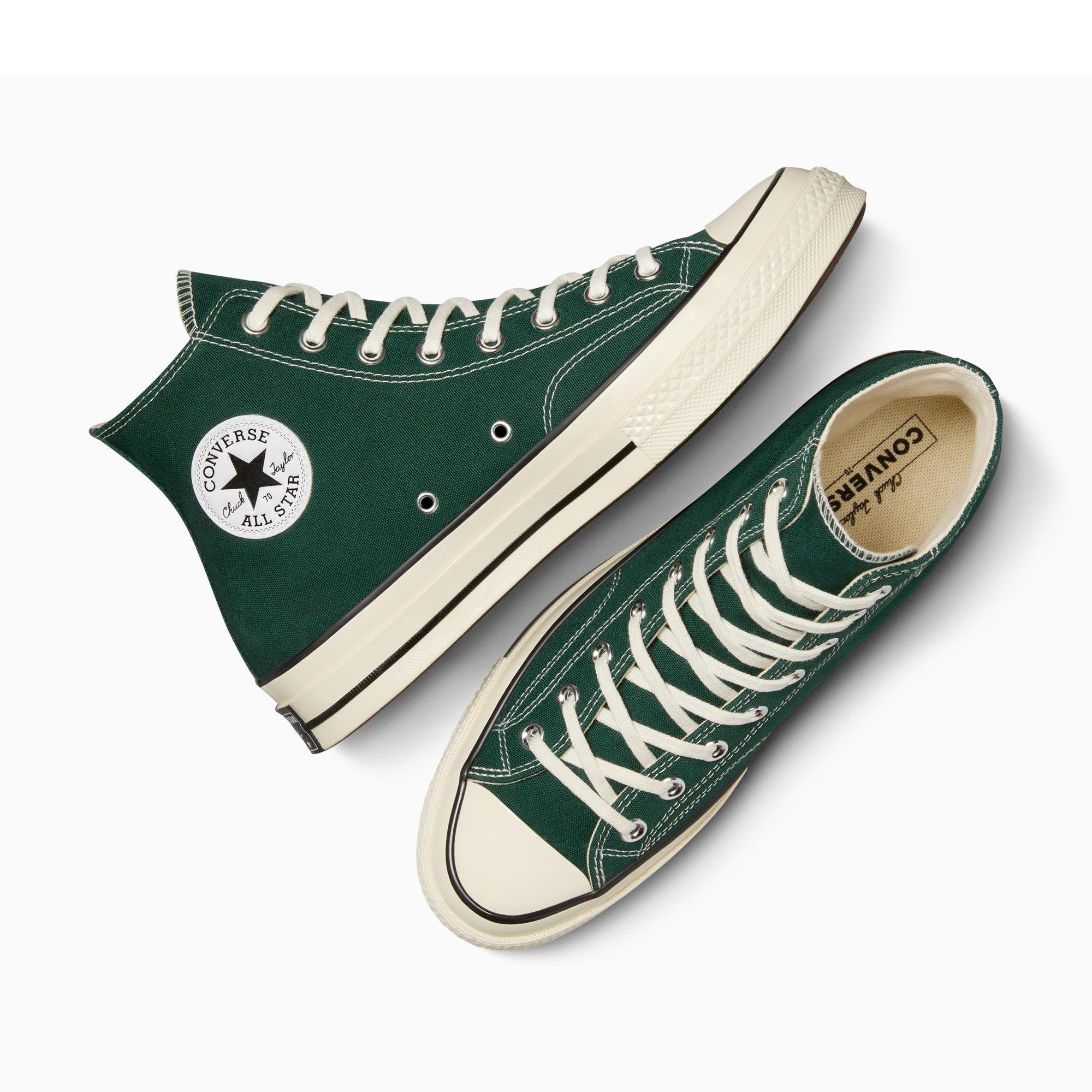 386-Green Env - Converse - Unisex Adults Chuck 70 Canvas High-Top Trainers - 5