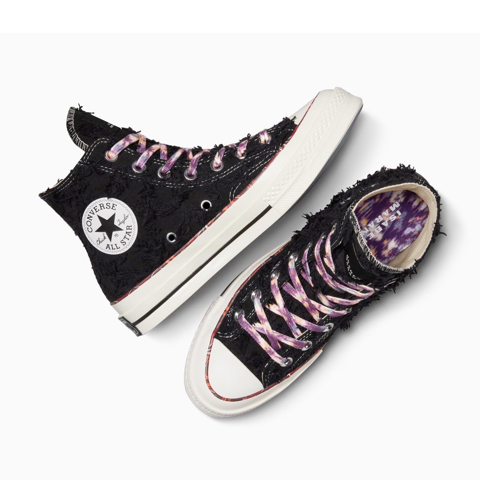 010-Charcoal - Converse - Unisex Chuck 70 Hi Canvas High-Top Trainers - 5